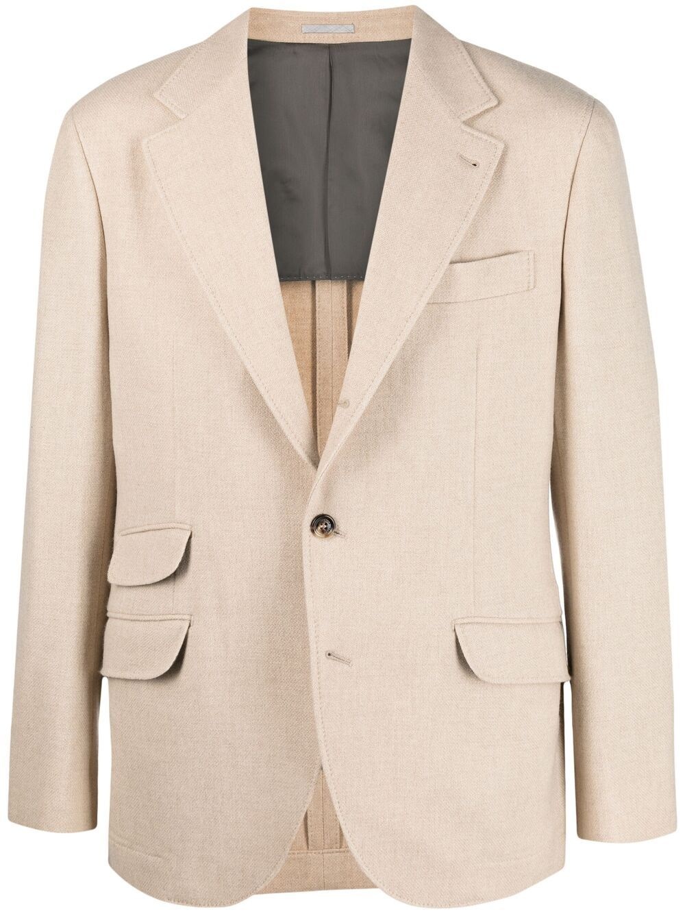 cashmere single-breasted blazer - 1