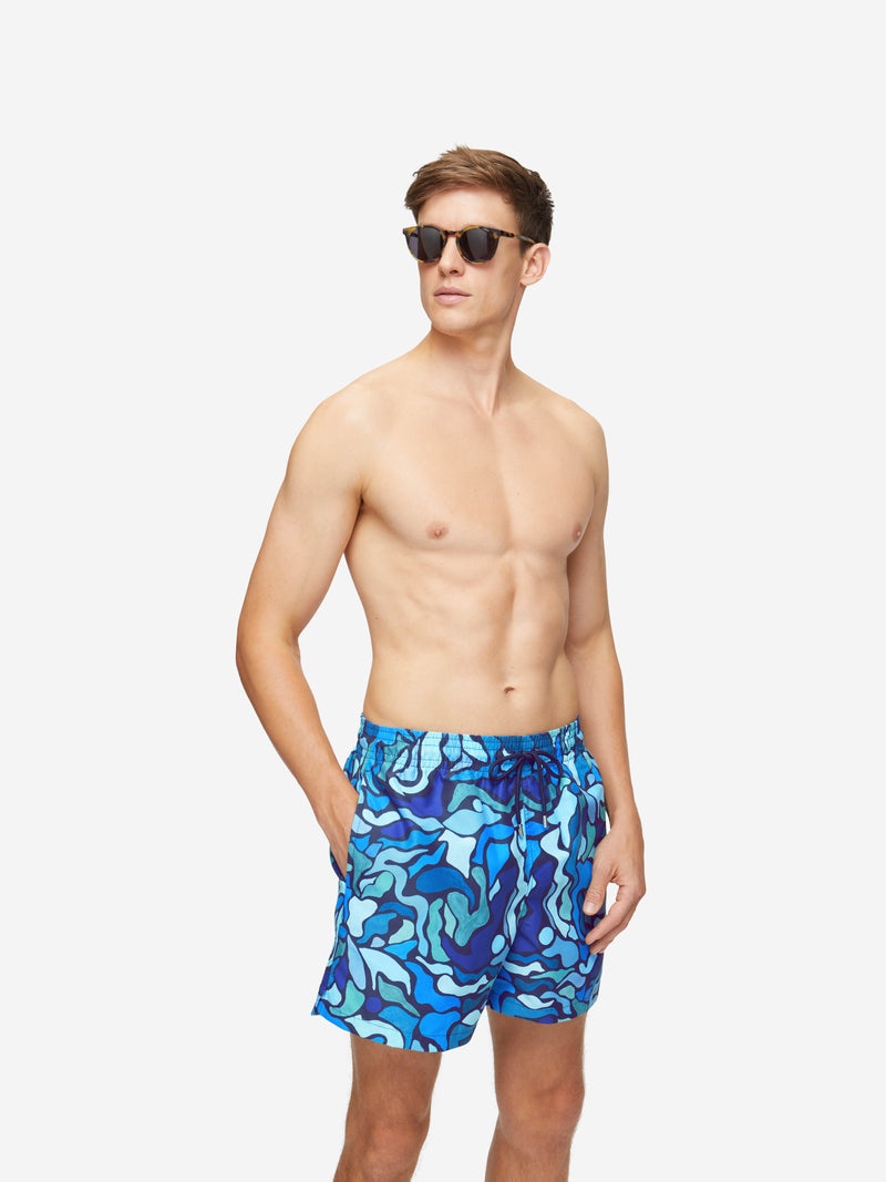 Men's Short Swim Shorts Maui 52 Navy - 2