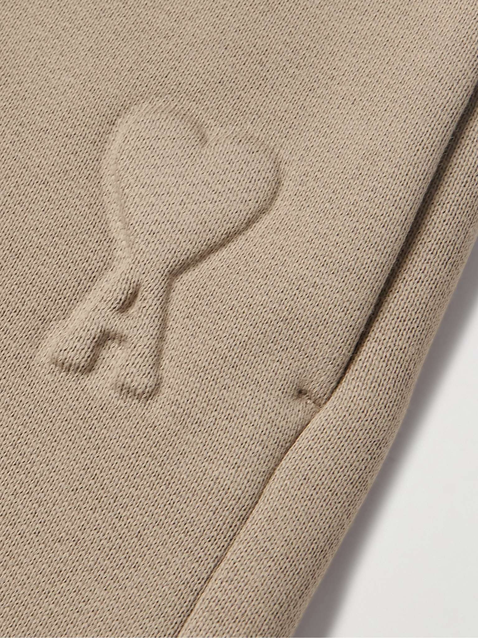 Tapered Logo-Embossed Cotton-Blend Sweatpants - 5