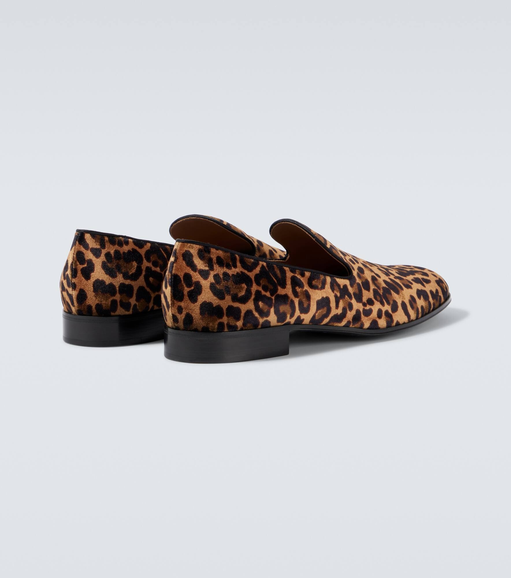 Leopard-print loafers - 6