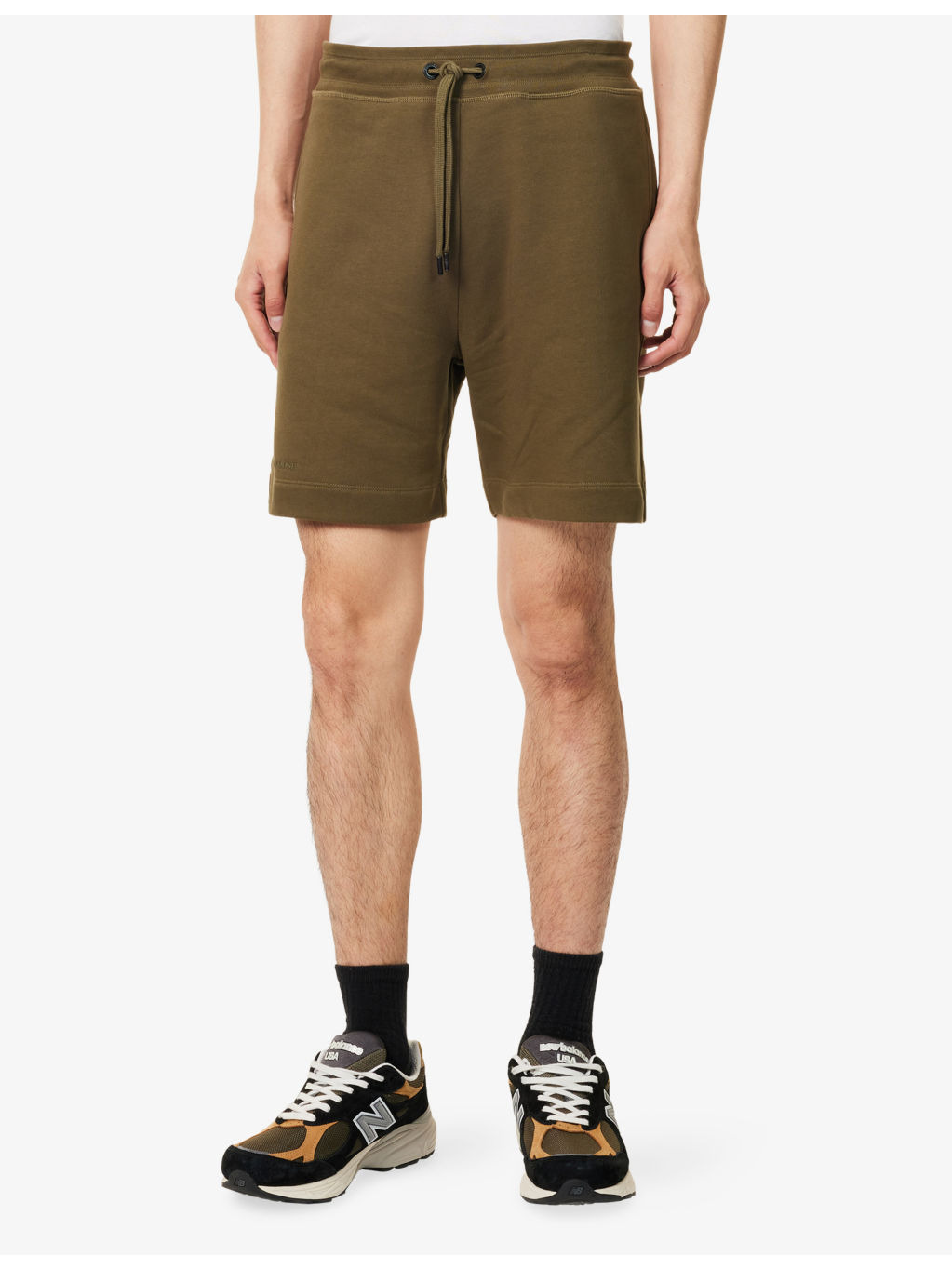 Huron drawstring-waist cotton-jersey shorts - 3