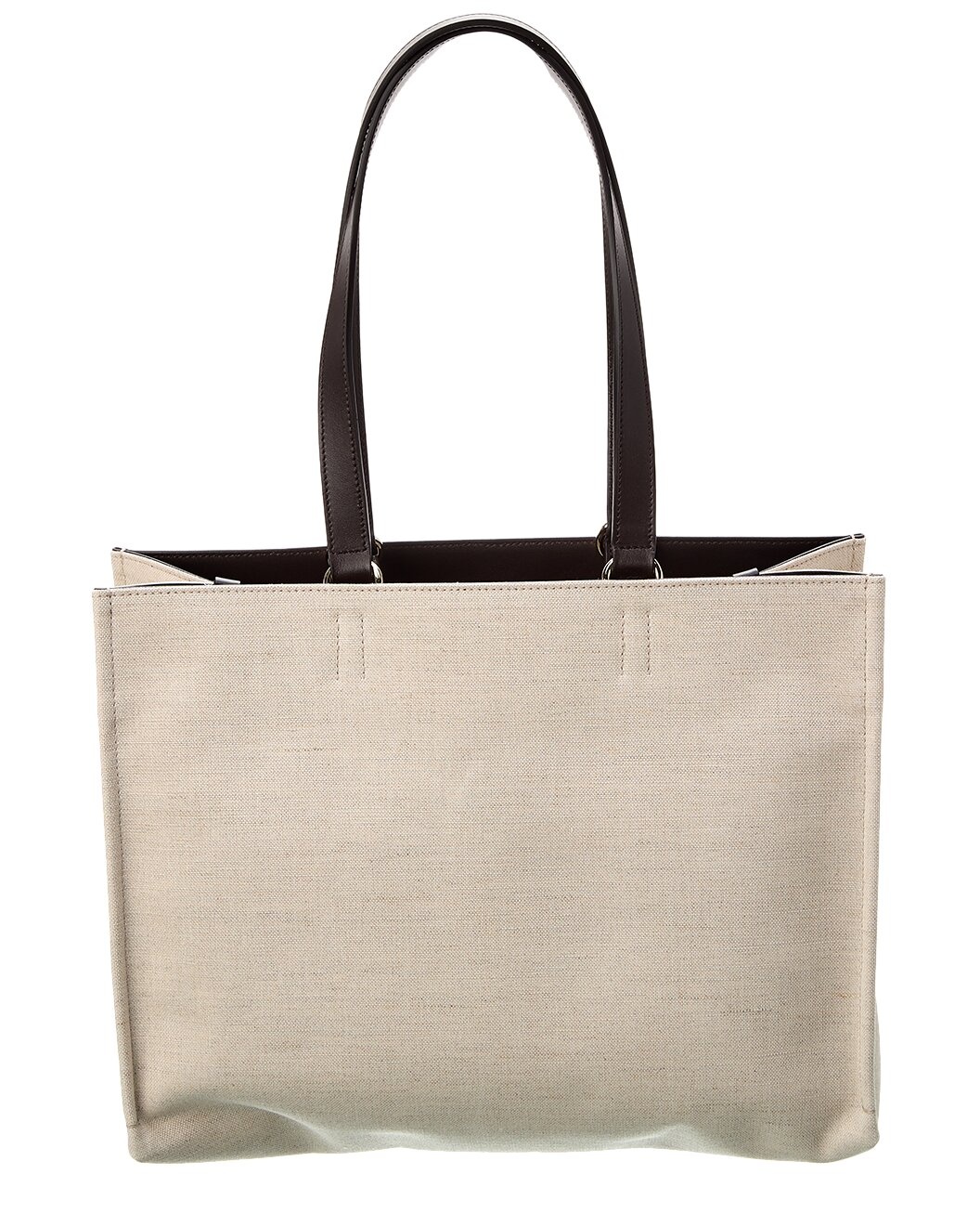 Ferragamo Logo Medium Canvas & Leather Tote - 2