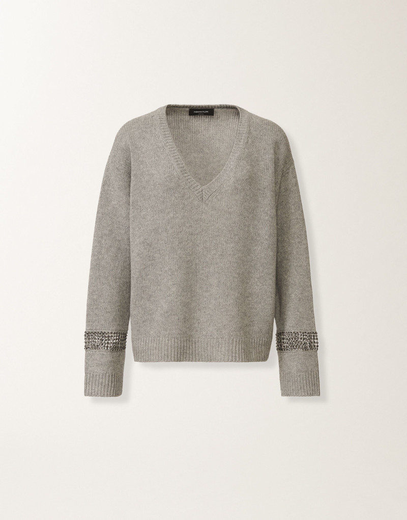 Sweater in Platinum 1