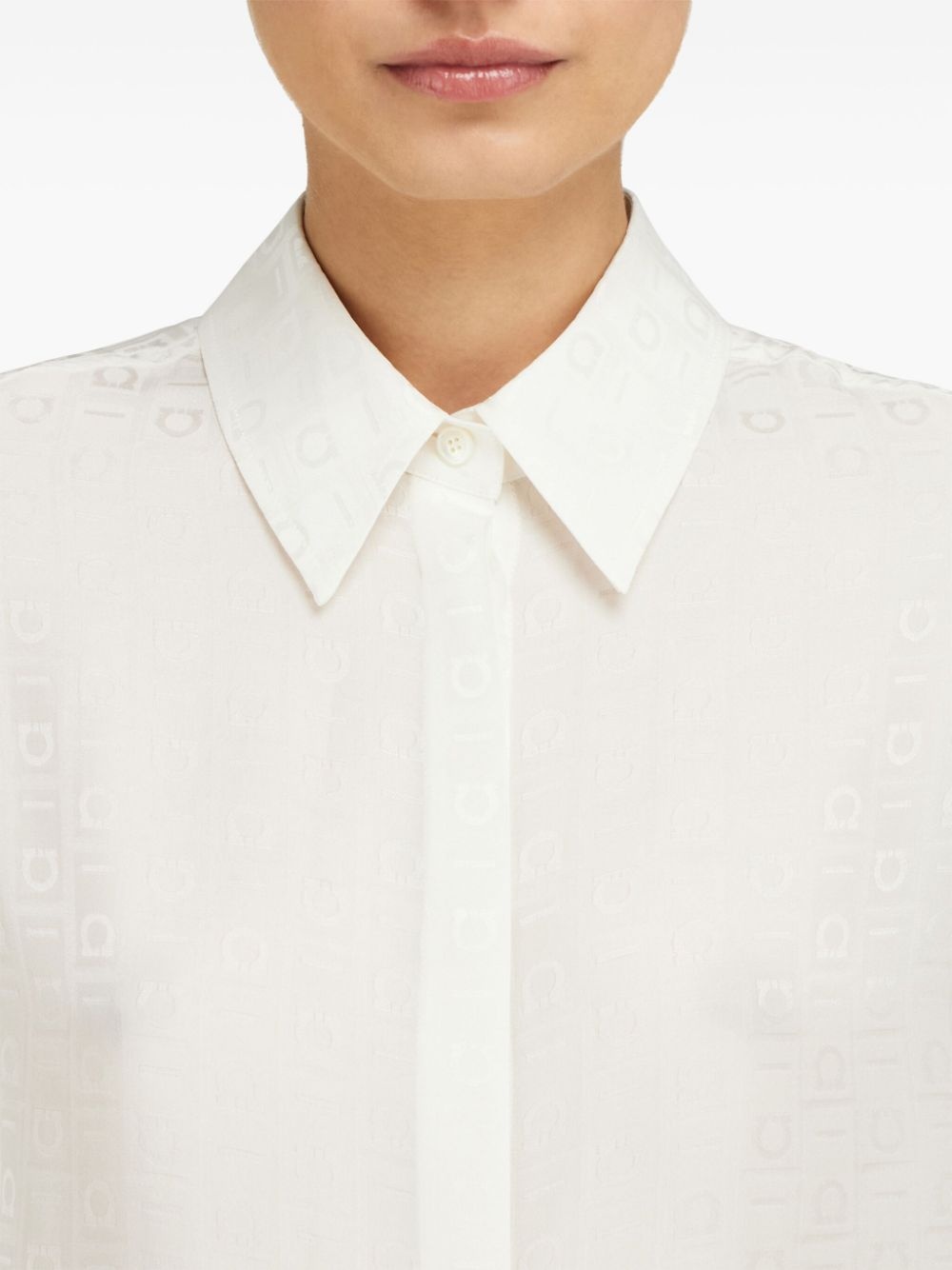 Gancini-print shirt - 5