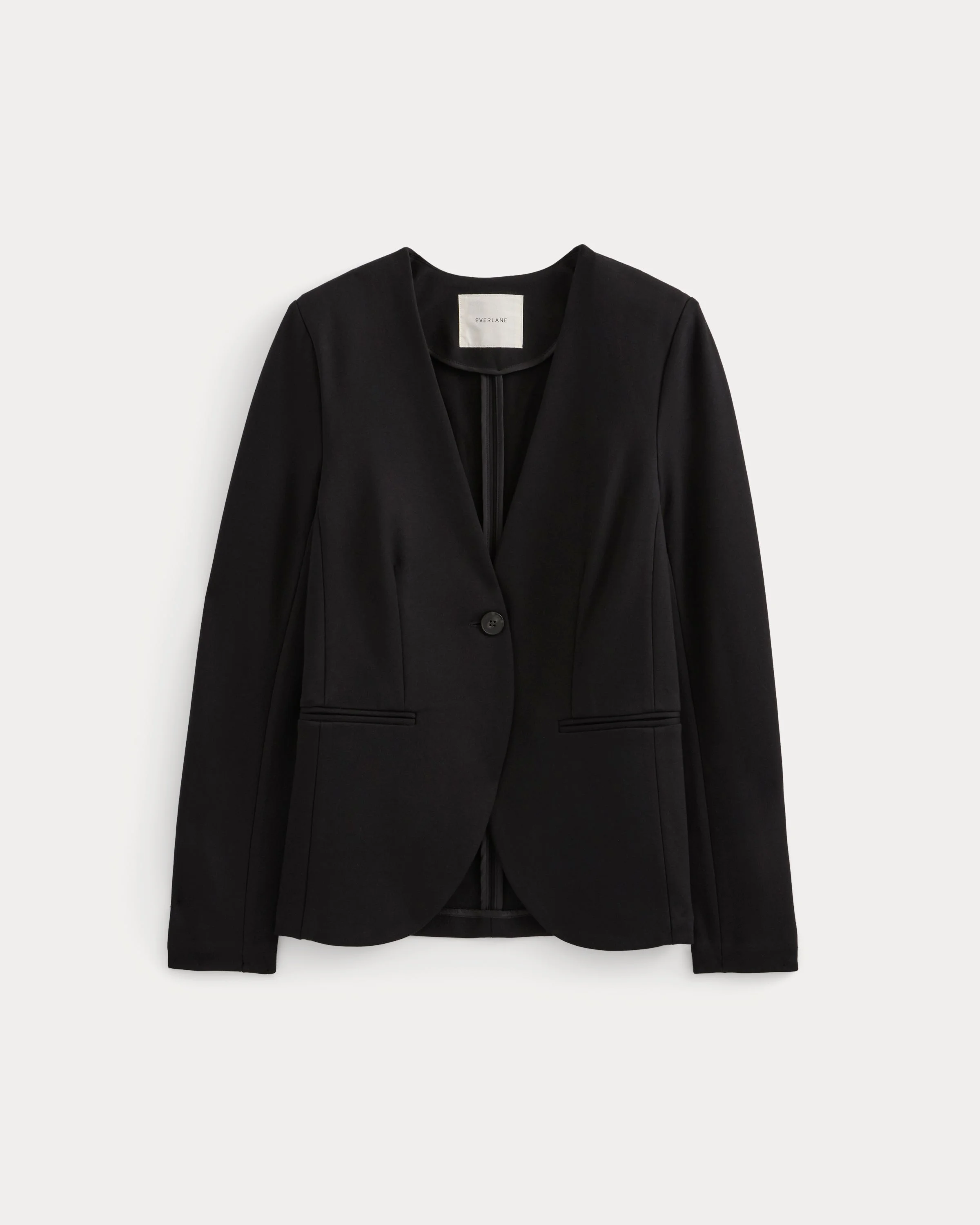 COLLARLESS PONTE BLAZER - 1