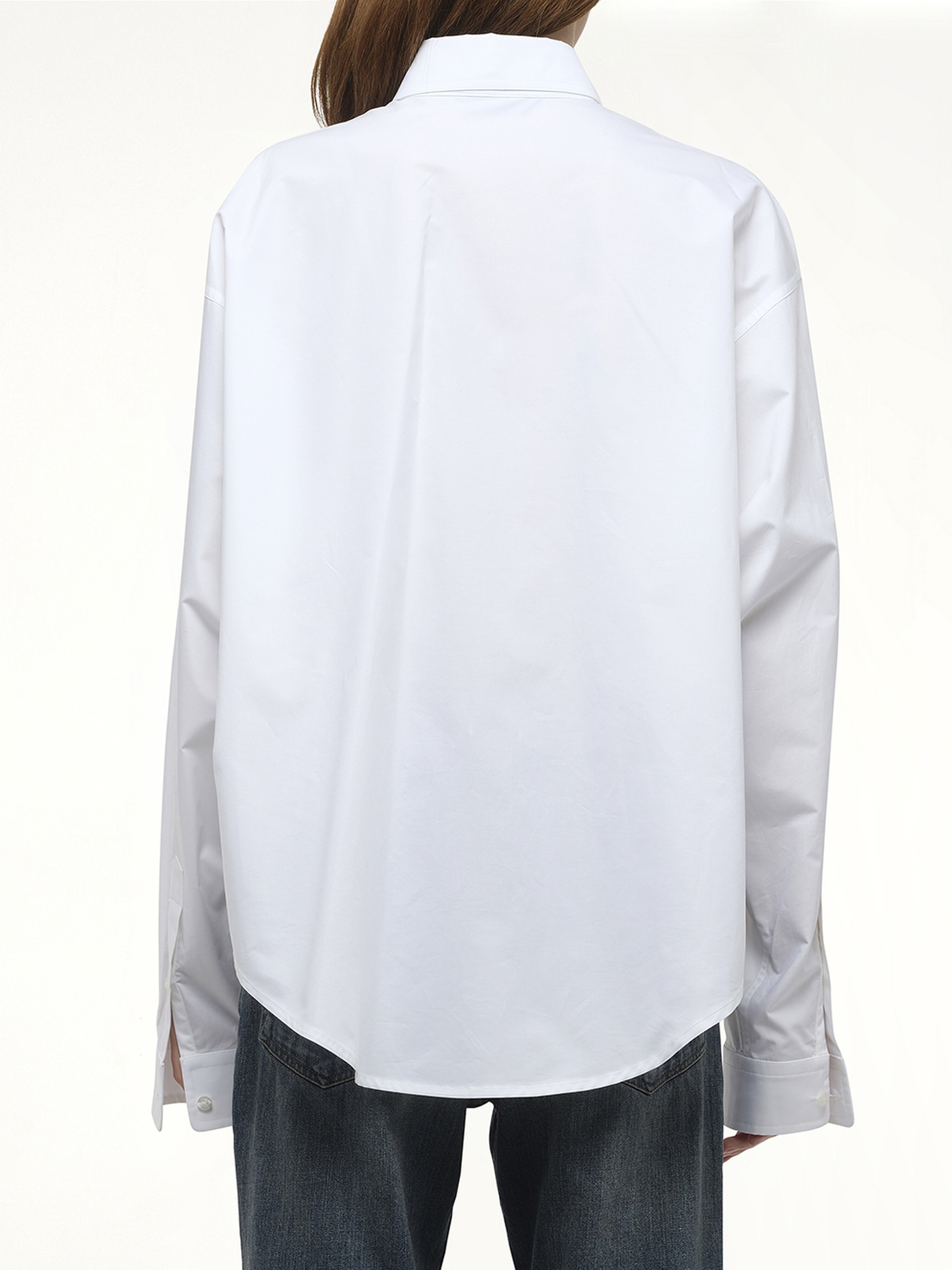 Regenerative Cotton Regular Shirt in White - 6