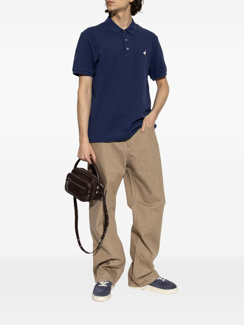 Moschino short-sleeve embroidered polo shirt outlook