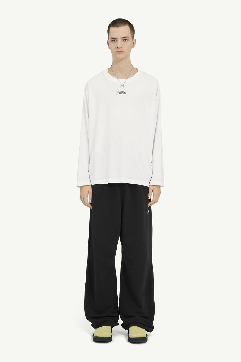 MM6 Maison Margiela Long Sleeved Numeric Signature T-Shirt outlook