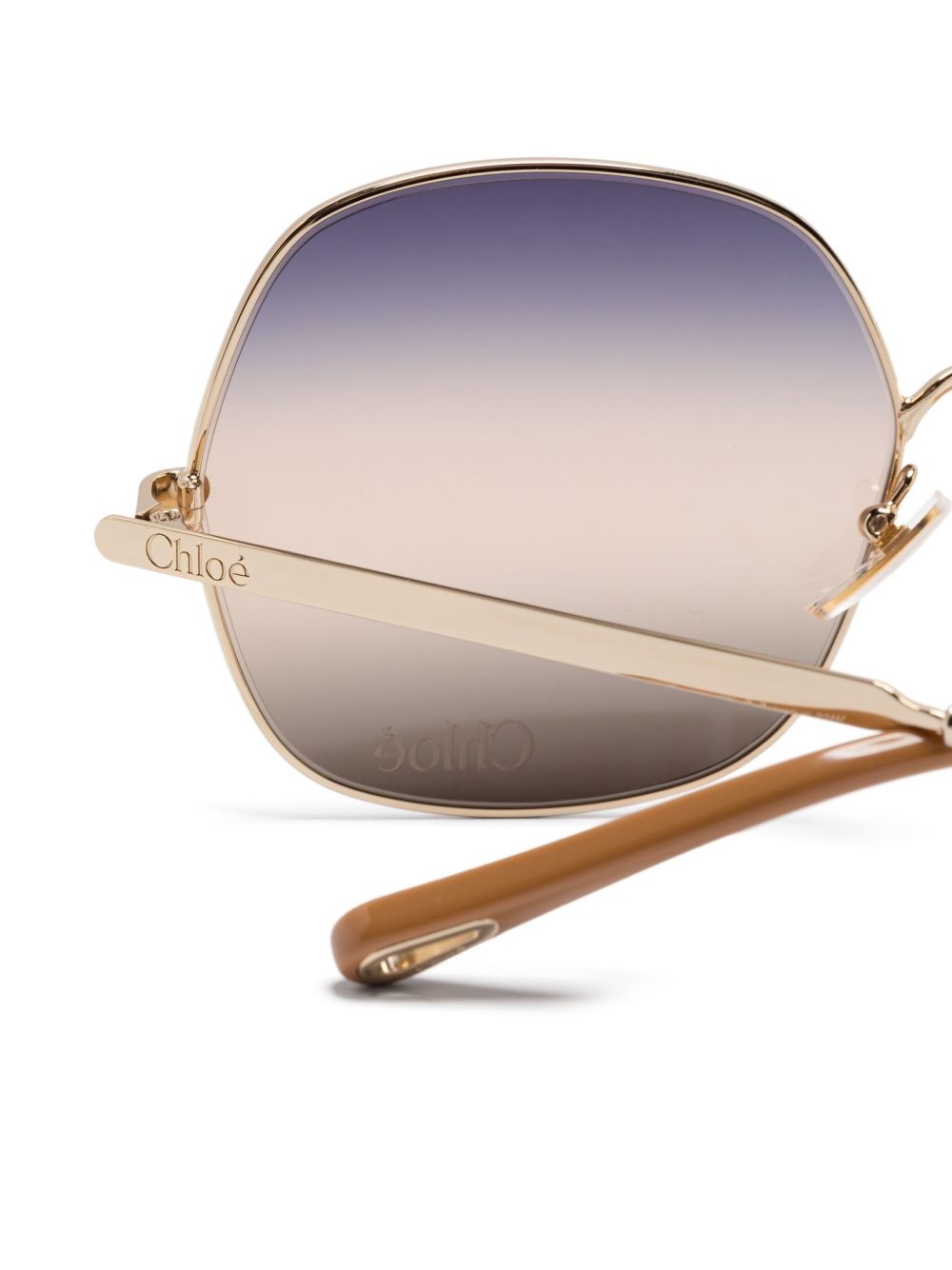 oversize-frame sunglasses - 3
