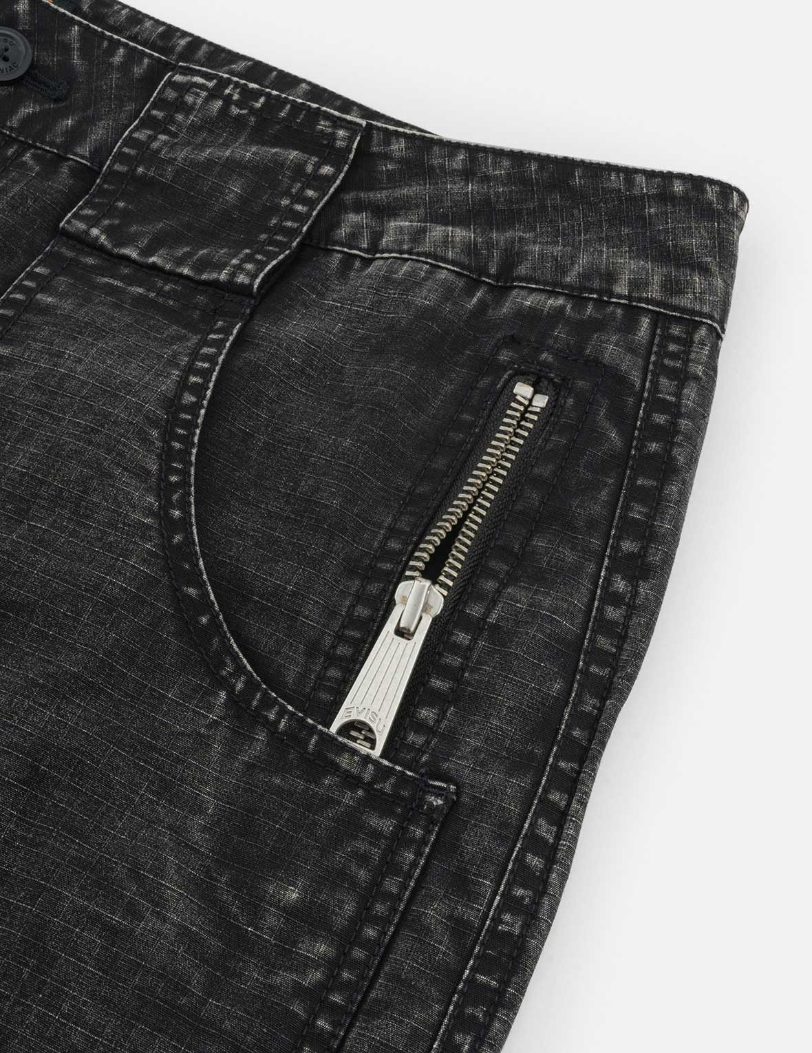 Seagull and Kamon Embroidery Straight Fit Woven Joggers - 11