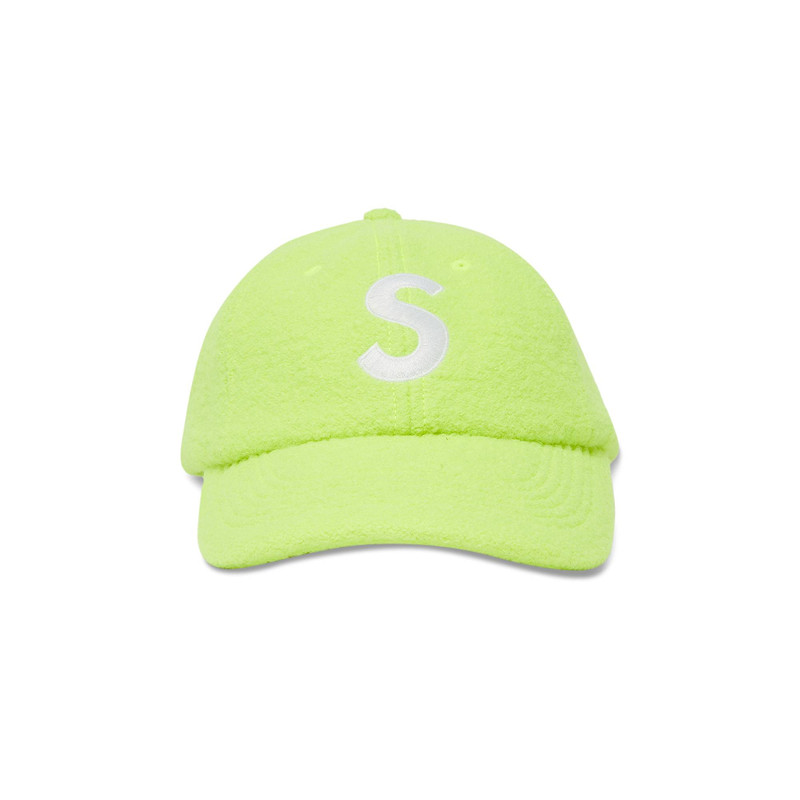 Supreme Boiled Wool S Logo 6-Panel 'Flurorescent Green' - 1
