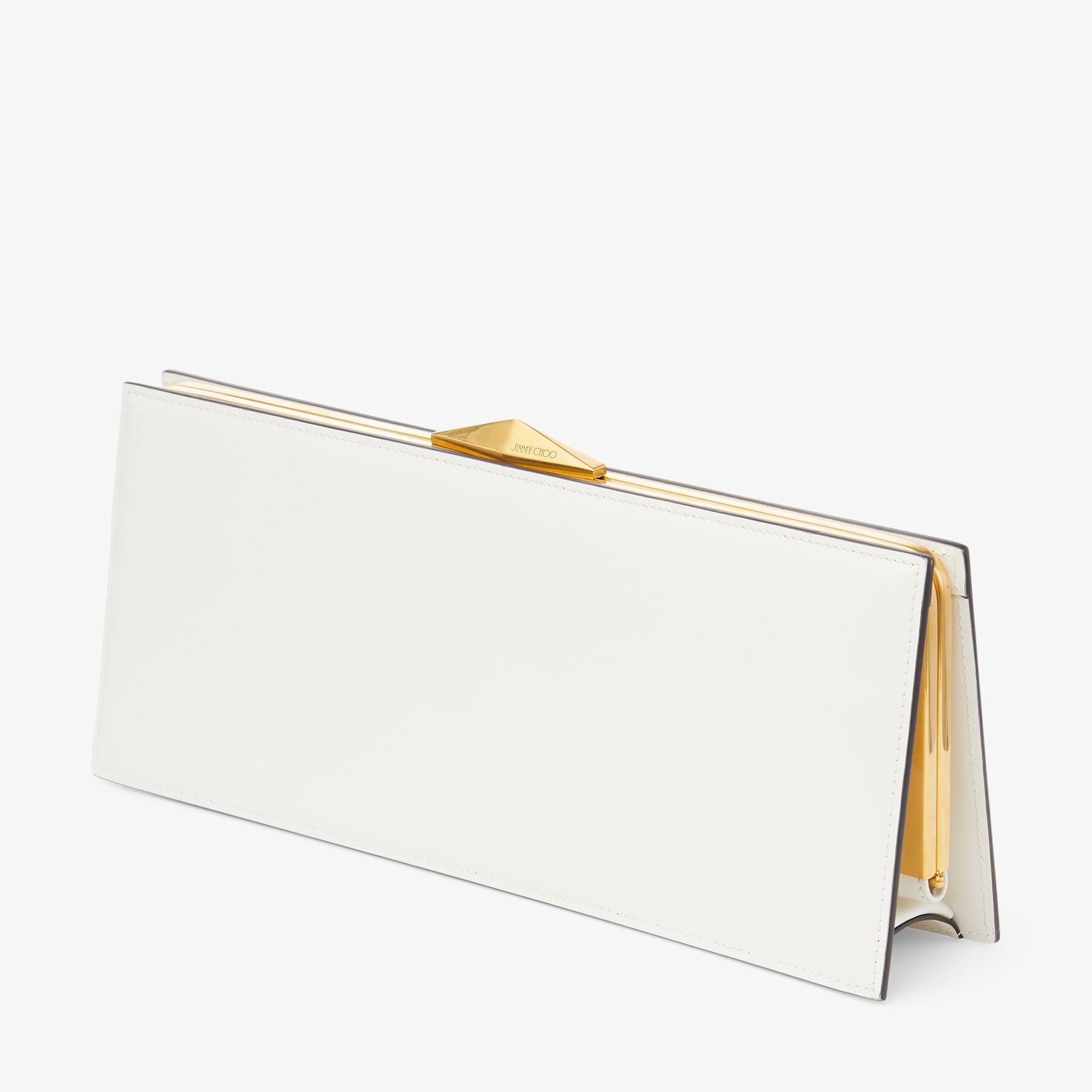 Diamond Cocktail
Latte Box Leather Cocktail Clutch - 2