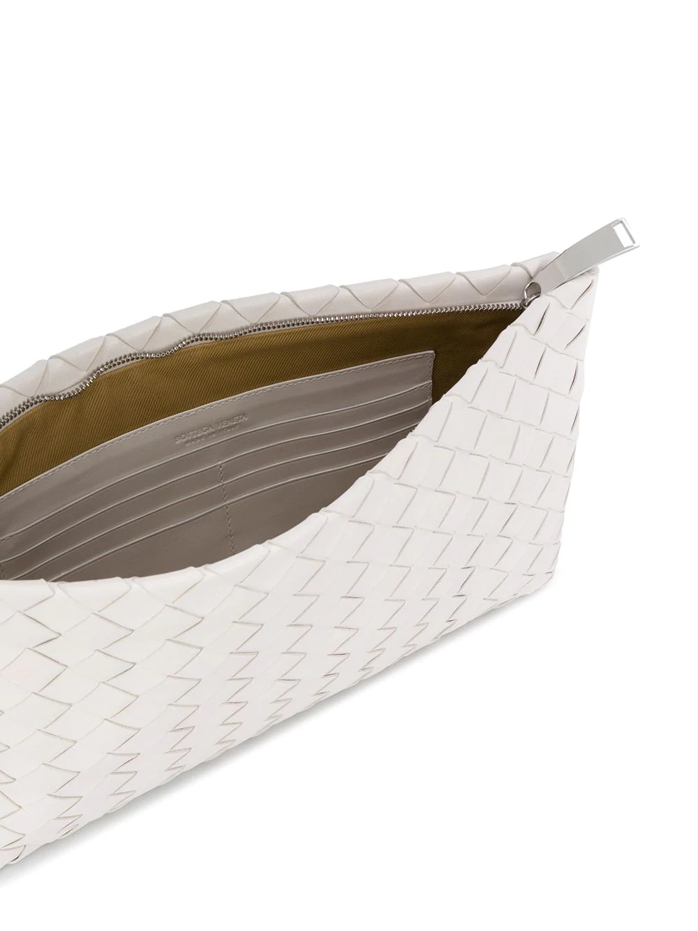 intrecciato weave clutch - 5