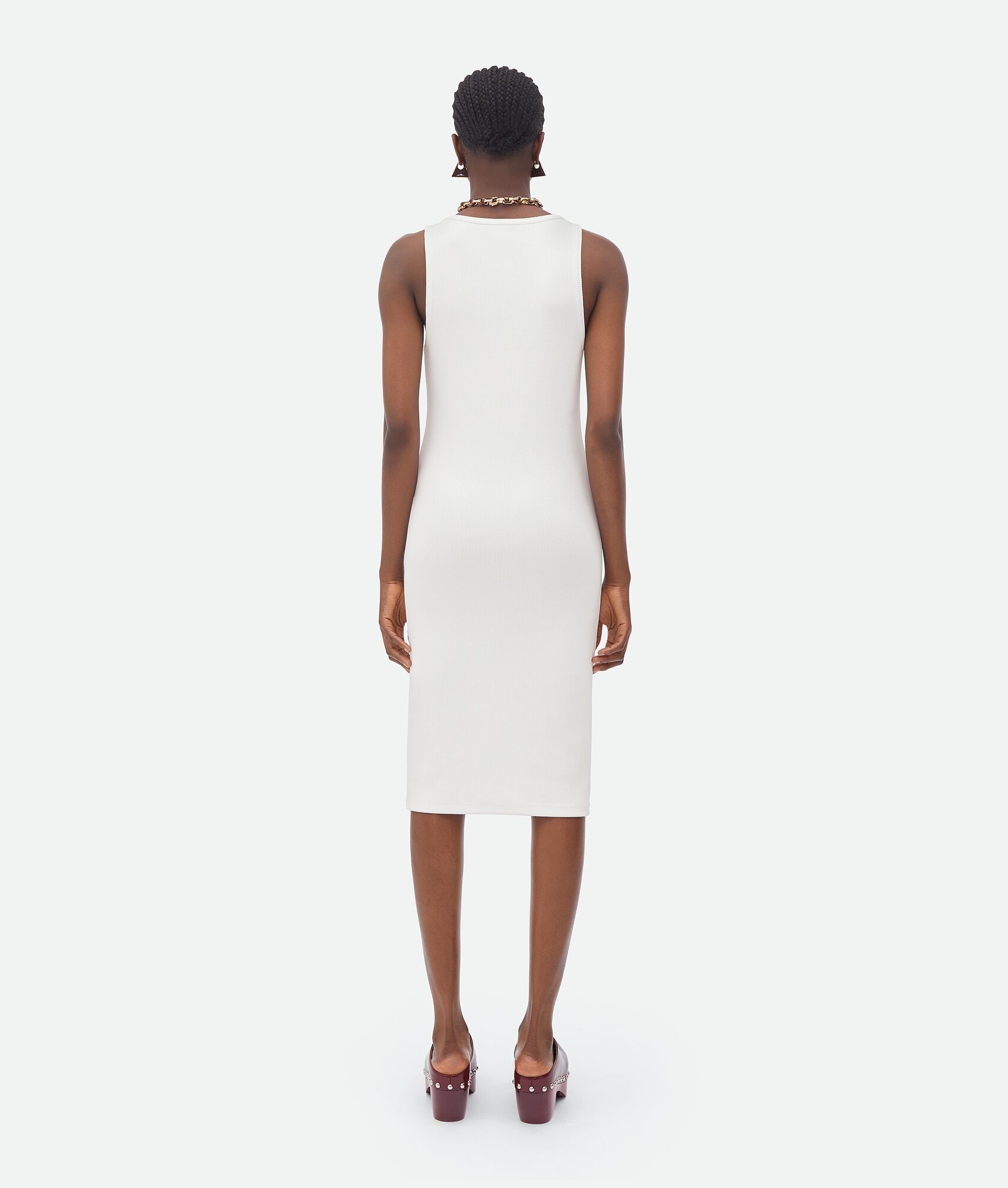 Bottega Veneta stretch rib cotton dress | REVERSIBLE