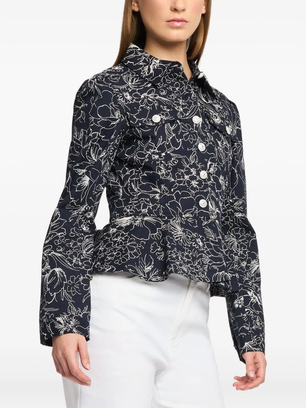Lainy floral-print jacket - 1