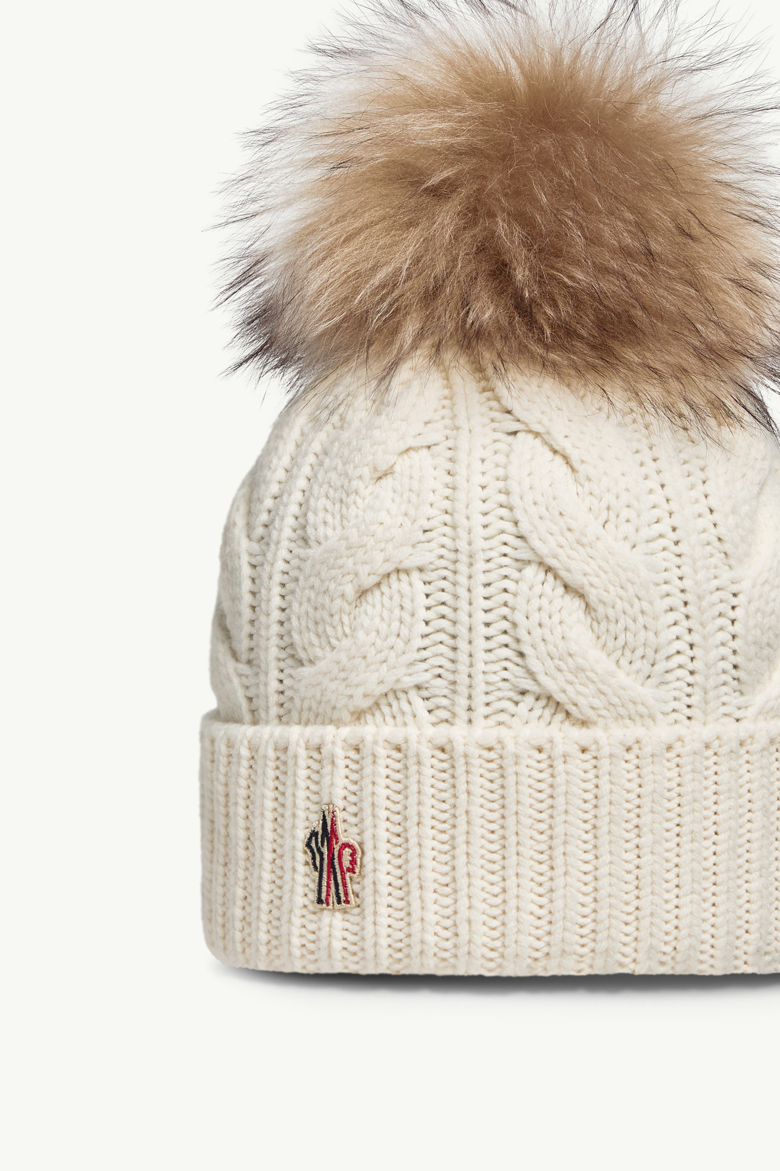 Wool & Cashmere Beanie with Pom Pom - 3