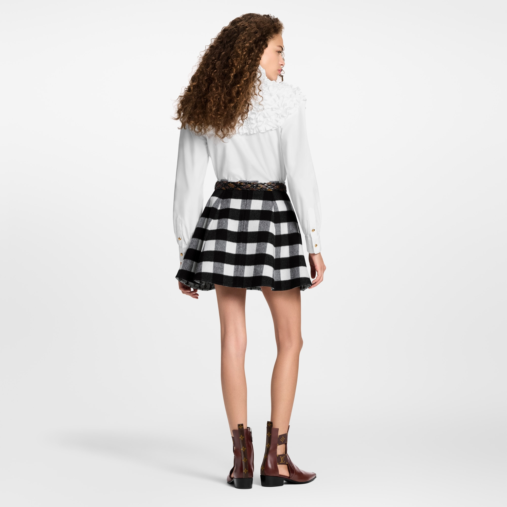 Ruffle Neck Shirt - 5