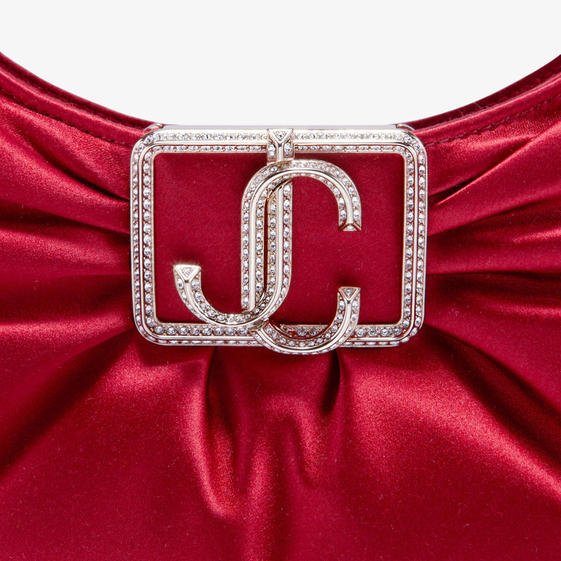 Edie Hobo Mini
Ruby Red Satin Mini Bag 3