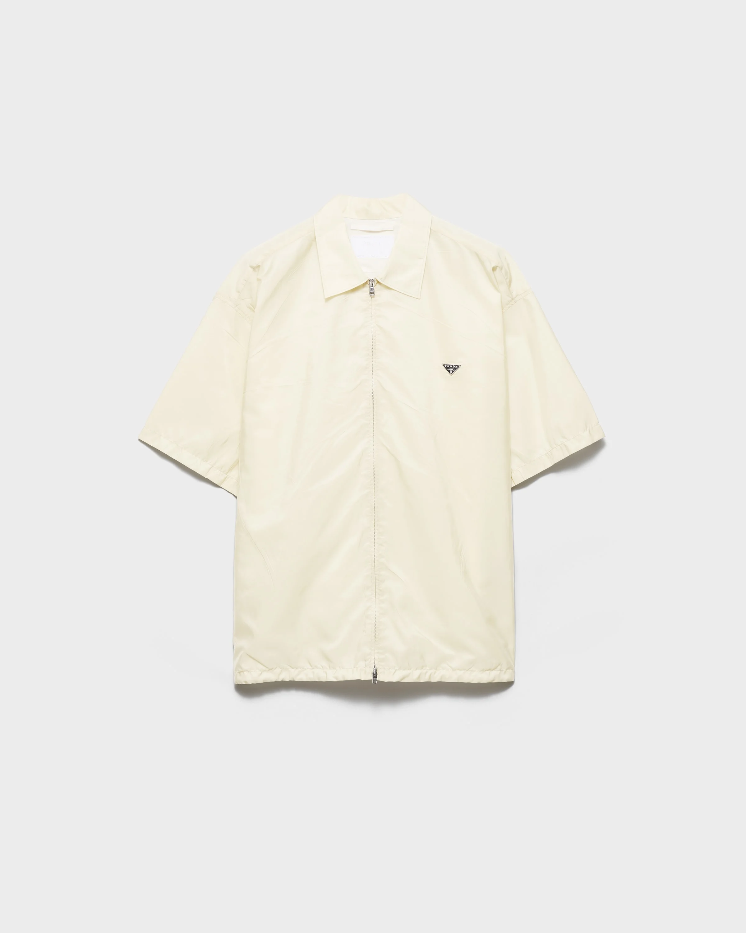 Short-sleeved Re-Nylon zipper shirt - 1