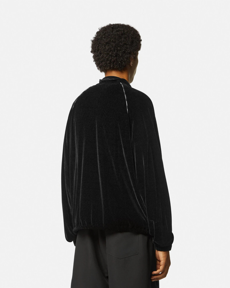 Logo Chenille Zipper Sweatshirt 5