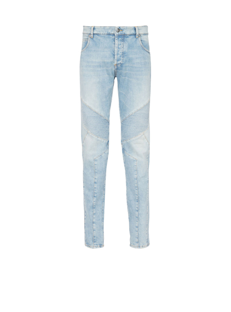 Slim cut eco-designed denim cotton jeans - 1
