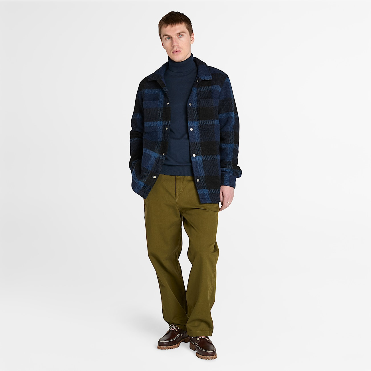 Men's Wool Blend Shacket - 3