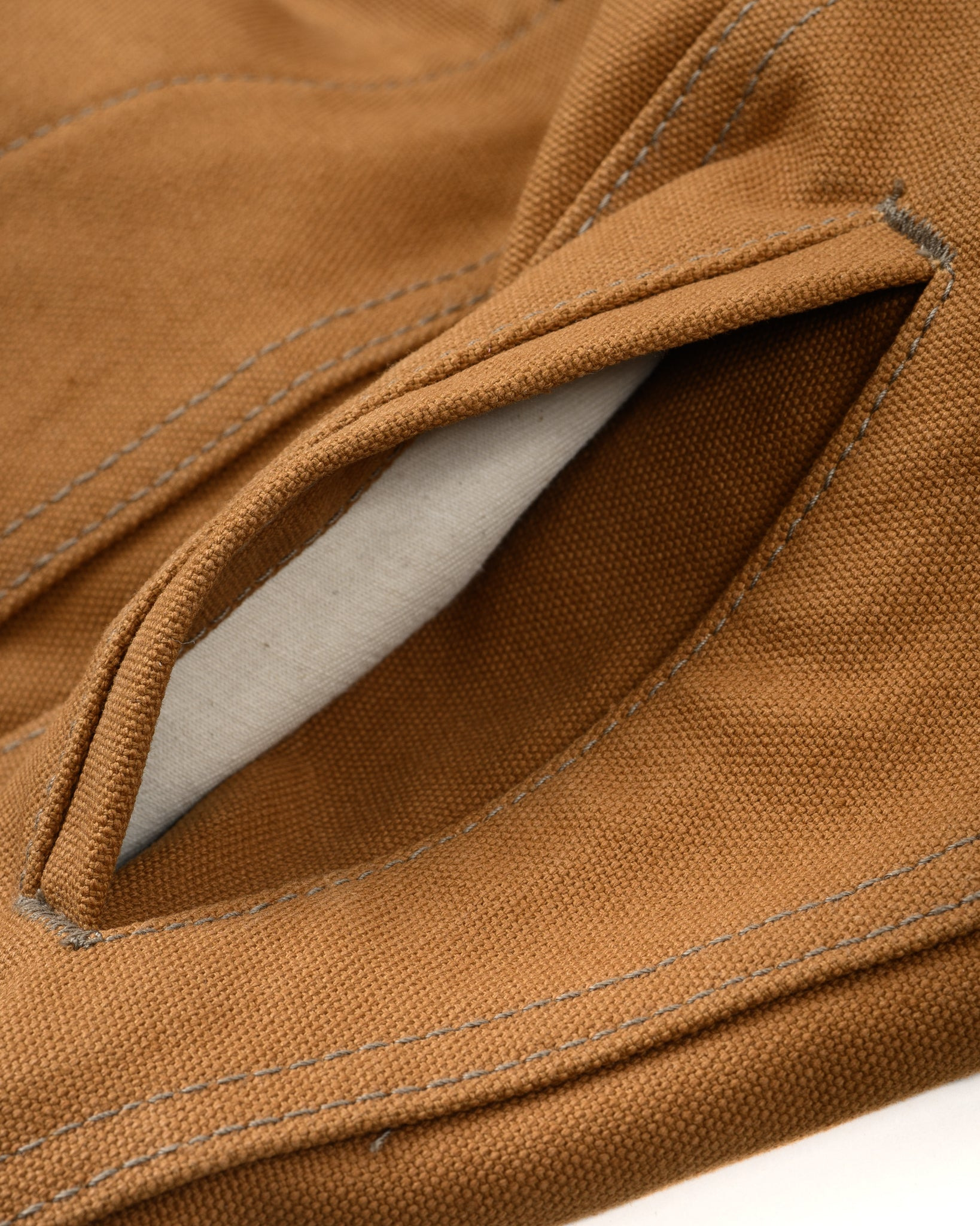 IH-2526J 17oz Duck Modified Type III Jacket -  Brown - 15