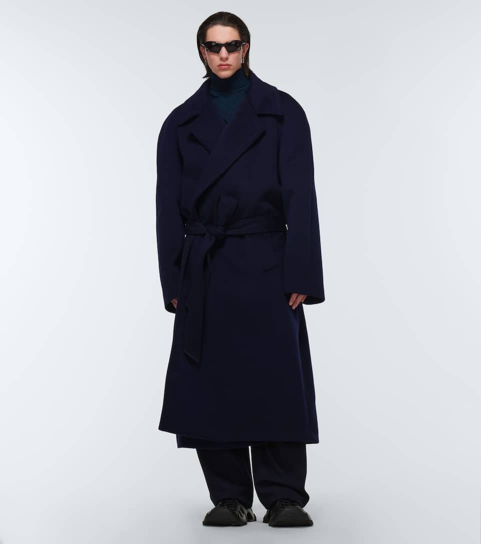 Belted cashmere coat - 2