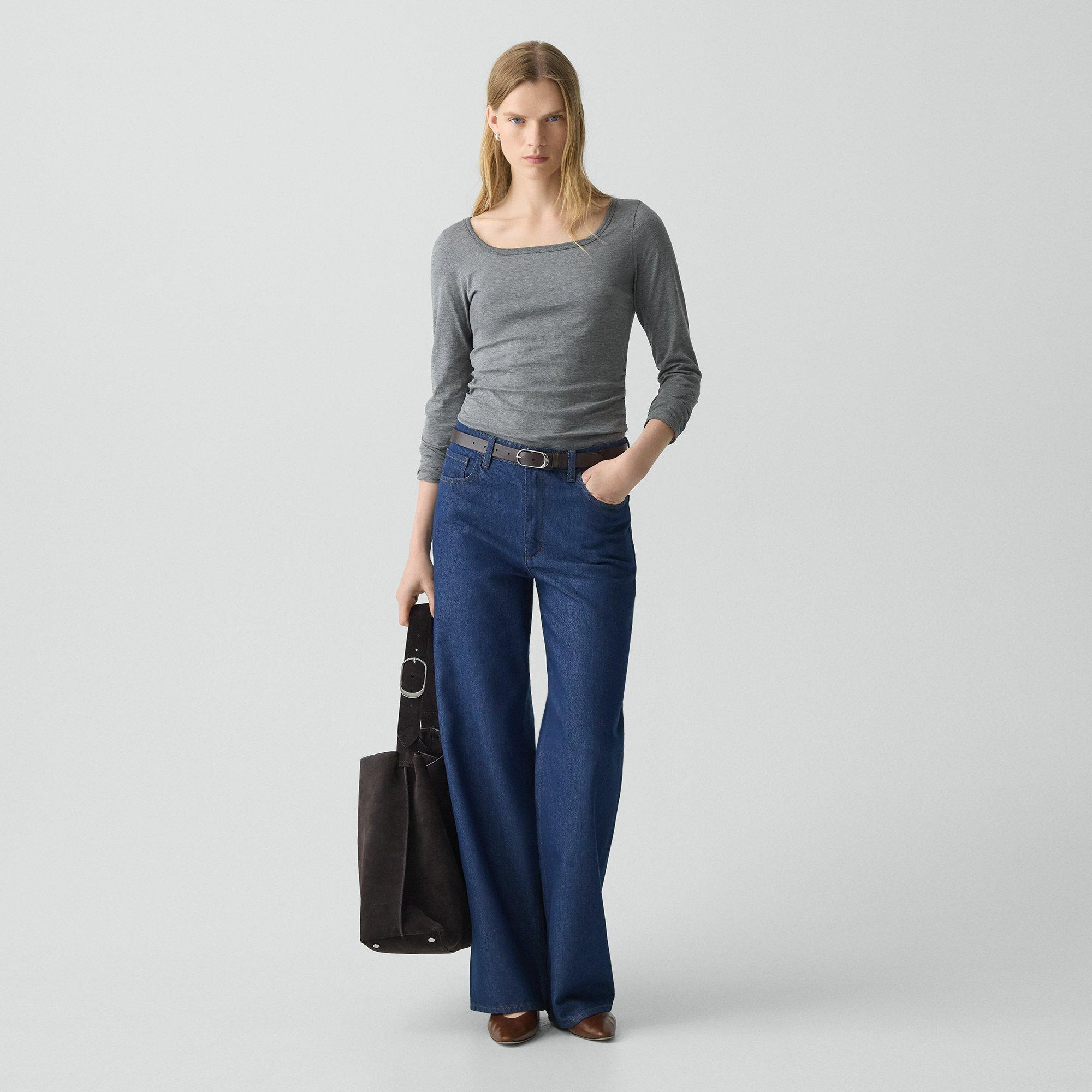 Square Neck Tee in Certified Organic Cotton - 6