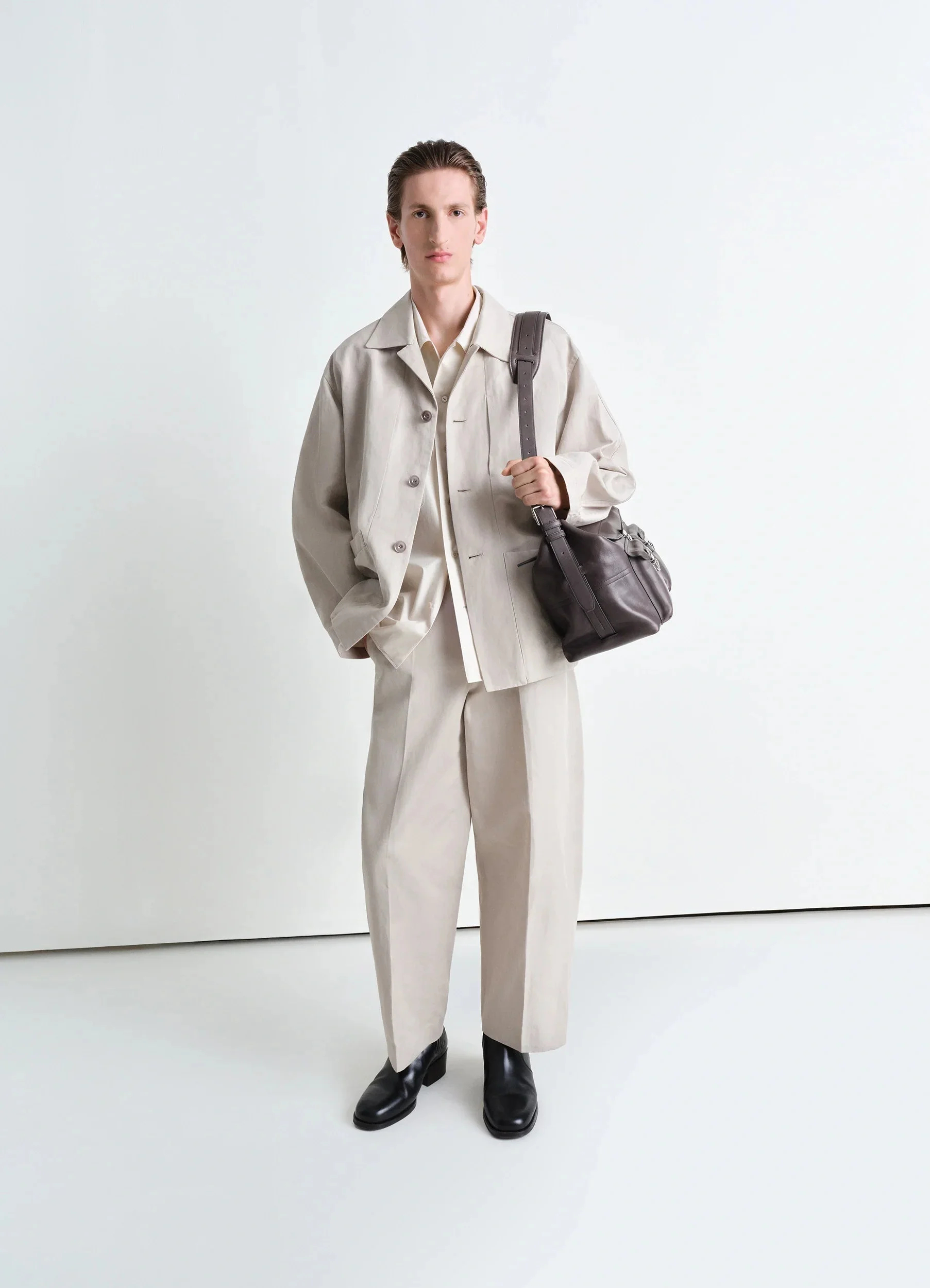 Lemaire BOXY SB WORKWEAR JACKET - OW1148 LF1350_BG200 | REVERSIBLE