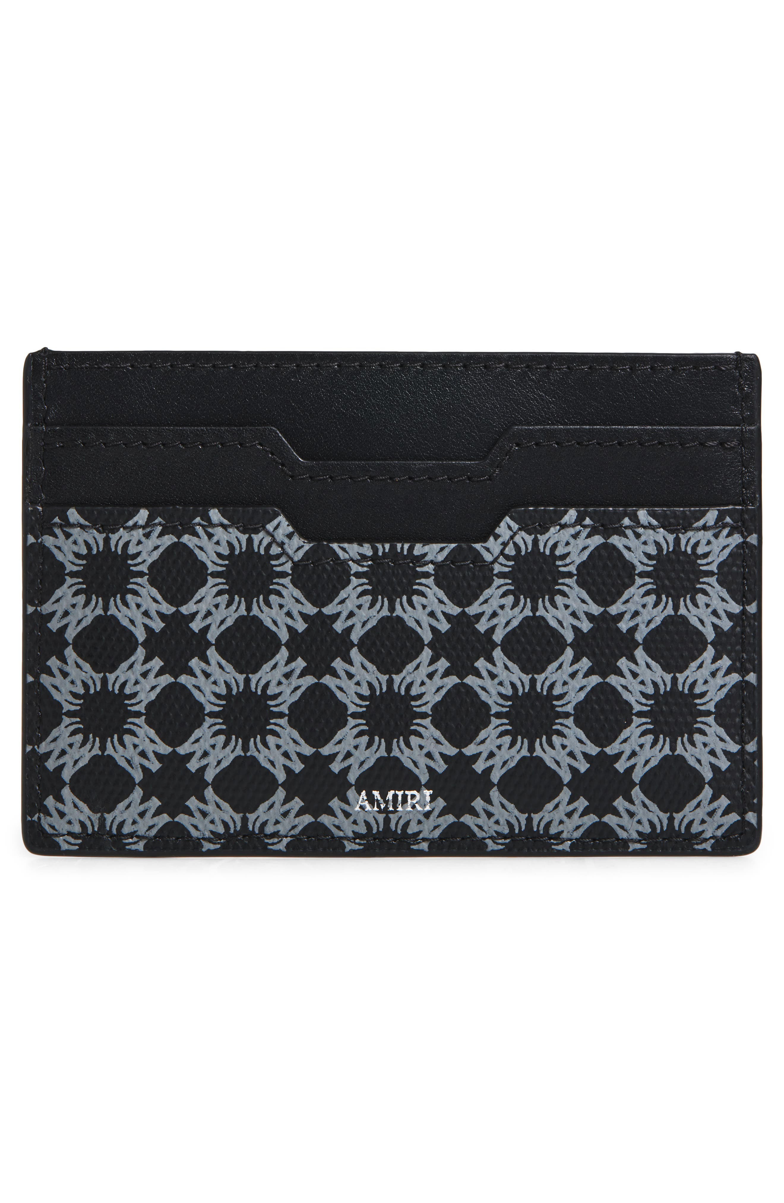 AMIRI MA Quad Coated Canvas Card Holder in Black at Nordstrom - 3
