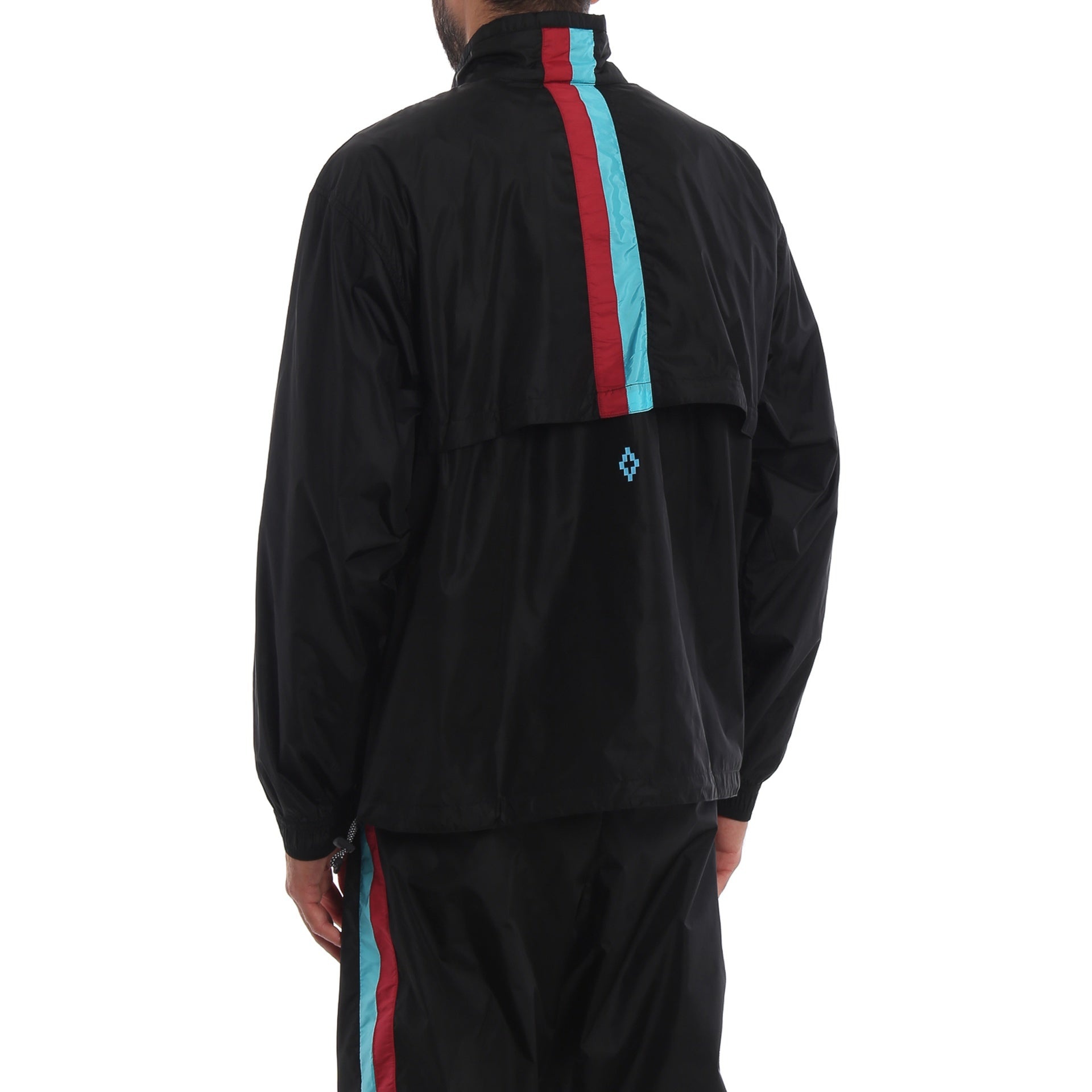 MARCELO BURLON LOGO WINDBREAKER JACKET - 3