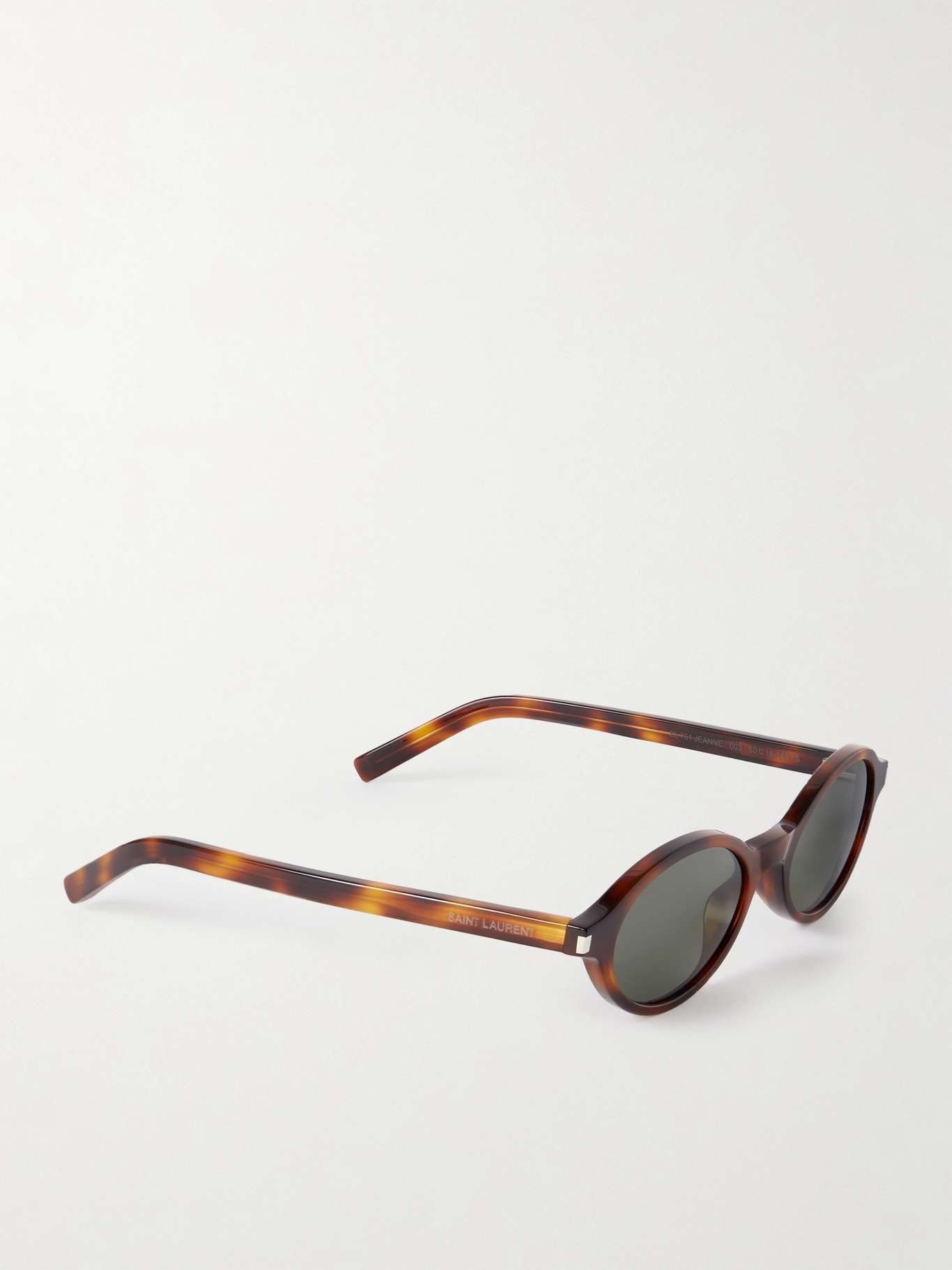 Jeanne oval-frame tortoiseshell acetate sunglasses Tortoiseshell - 3