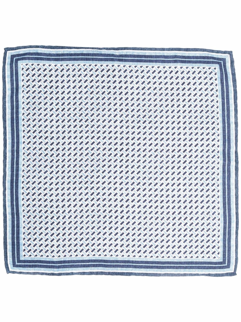 geometric-pattern pocket square - 2