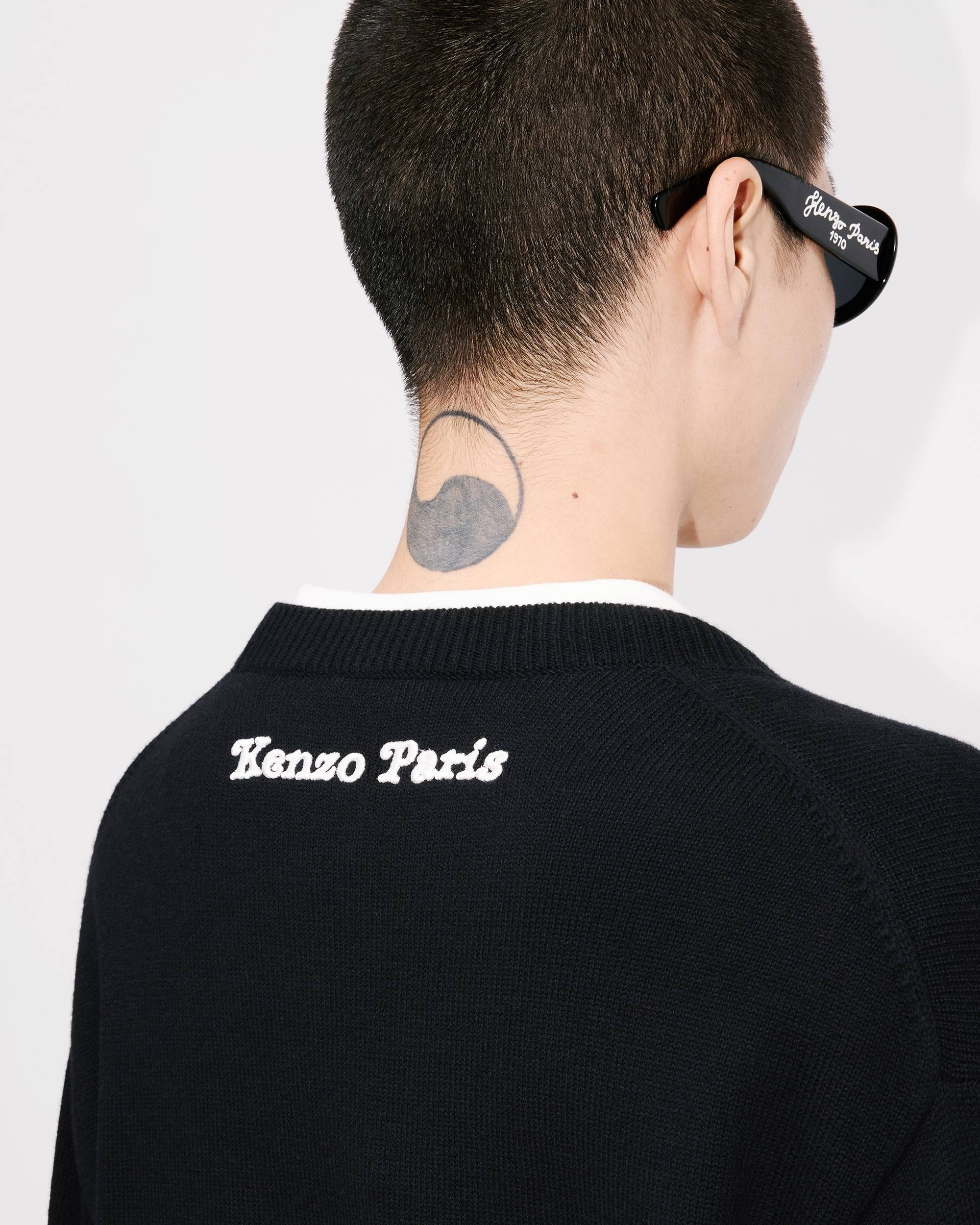 'KENZO VERDY MARKET' genderless embroidered jumper in wool and cotton - 12