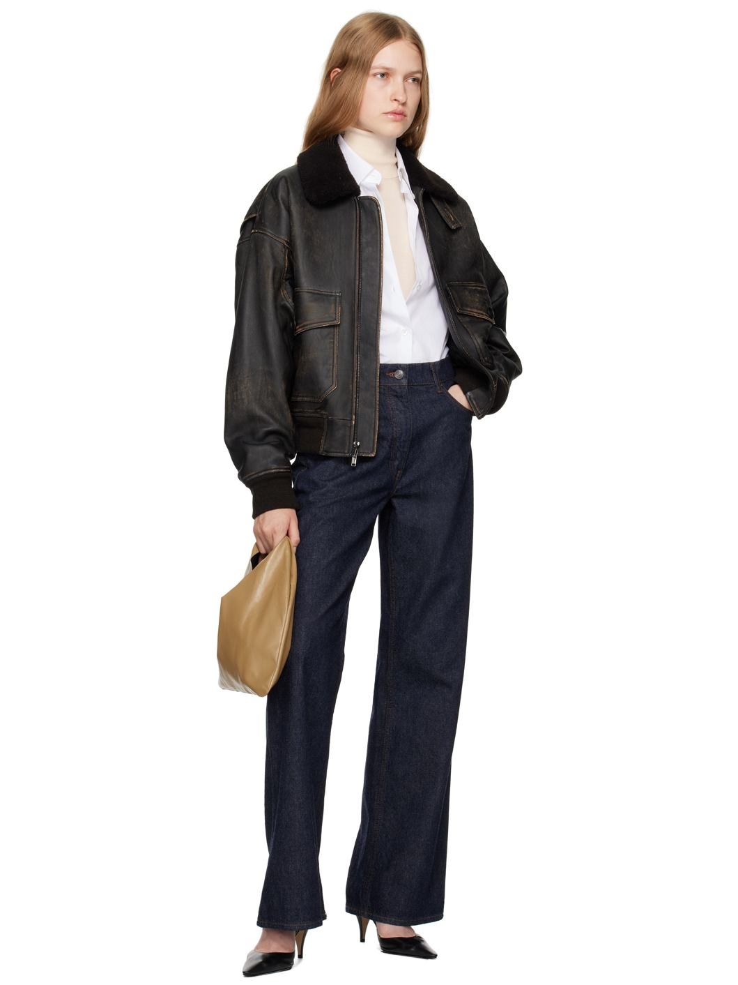 Beige Small Bindle Bag - 4