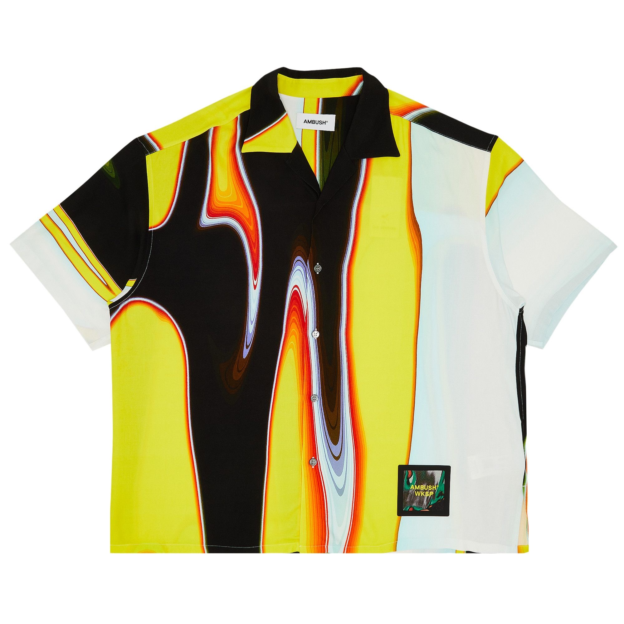 Ambush Printed Short-Sleeve Shirt 'Yellow/Black/Multicolor' - 1