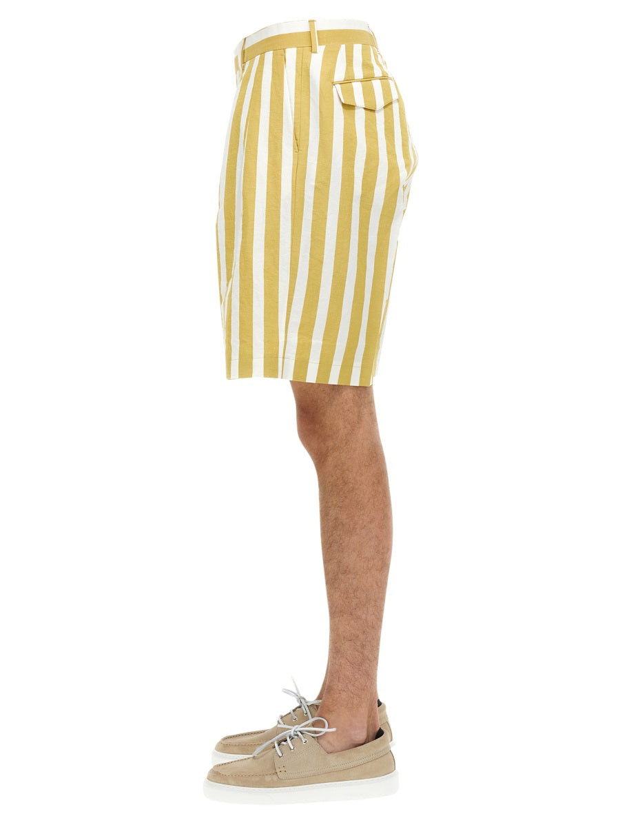 Paul Smith Men "Deckchair Stripe" Bermuda - 3