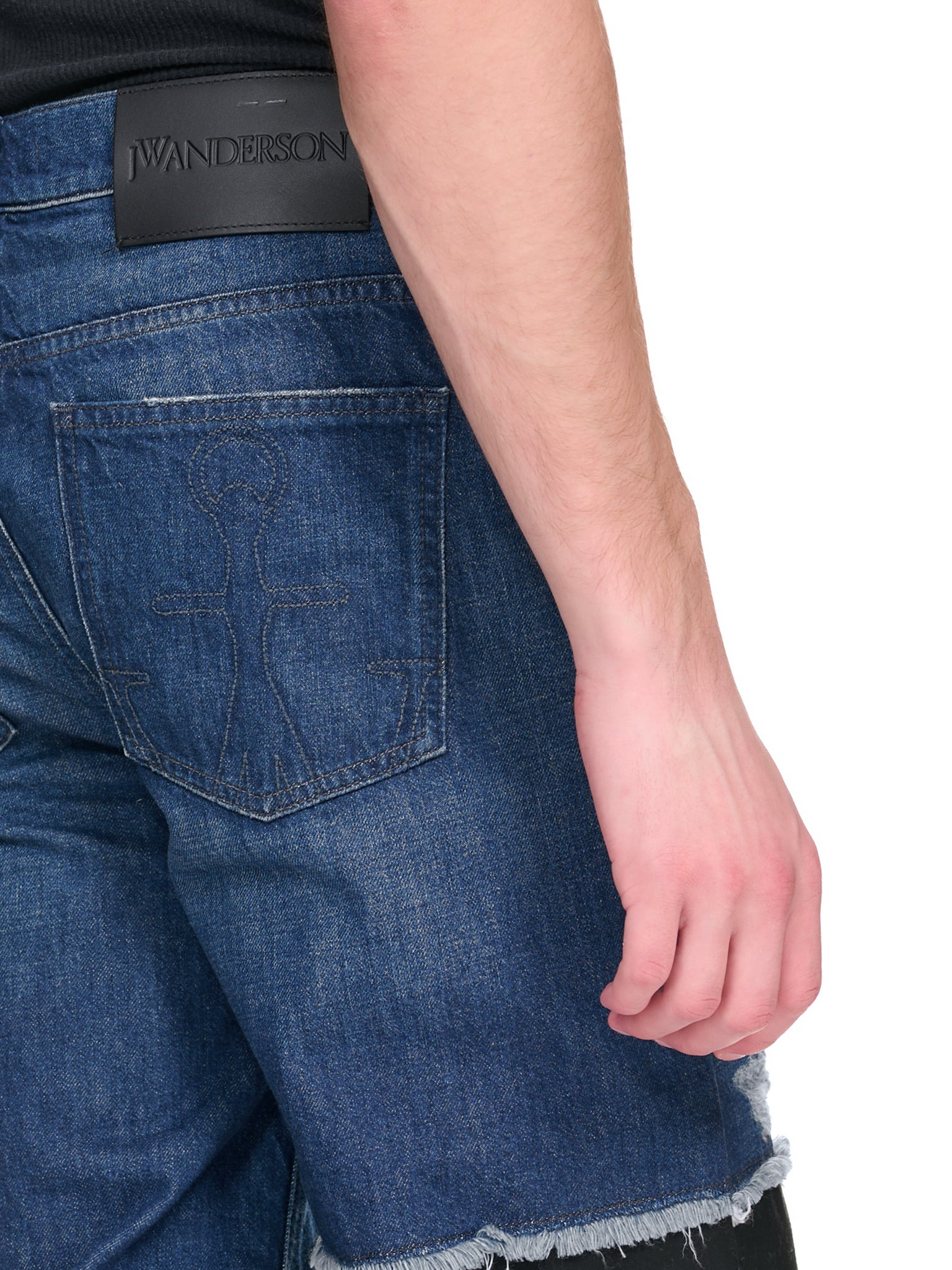 Distressed Denim Pants - 4