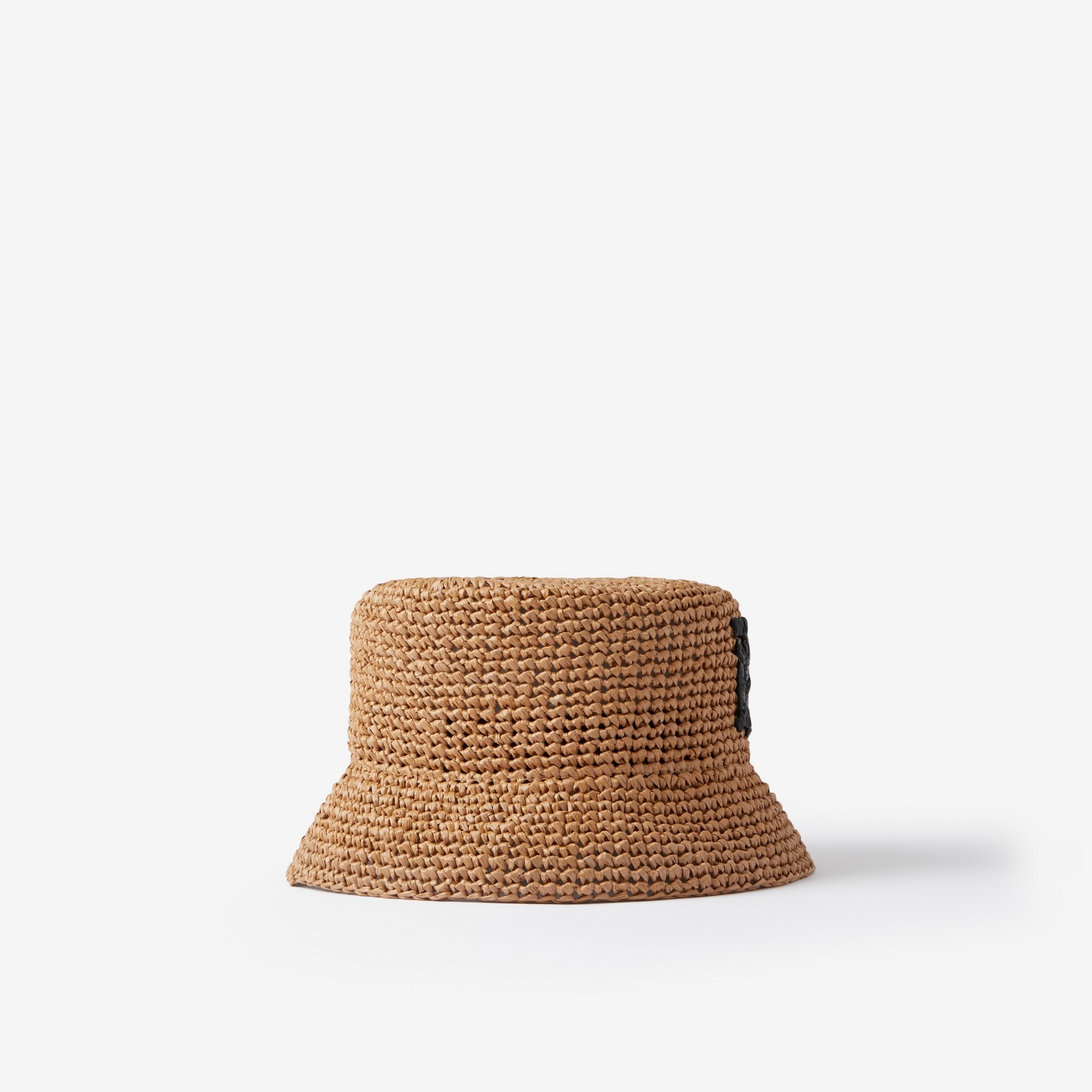 Monogram Motif Raffia-effect Bucket Hat - 2