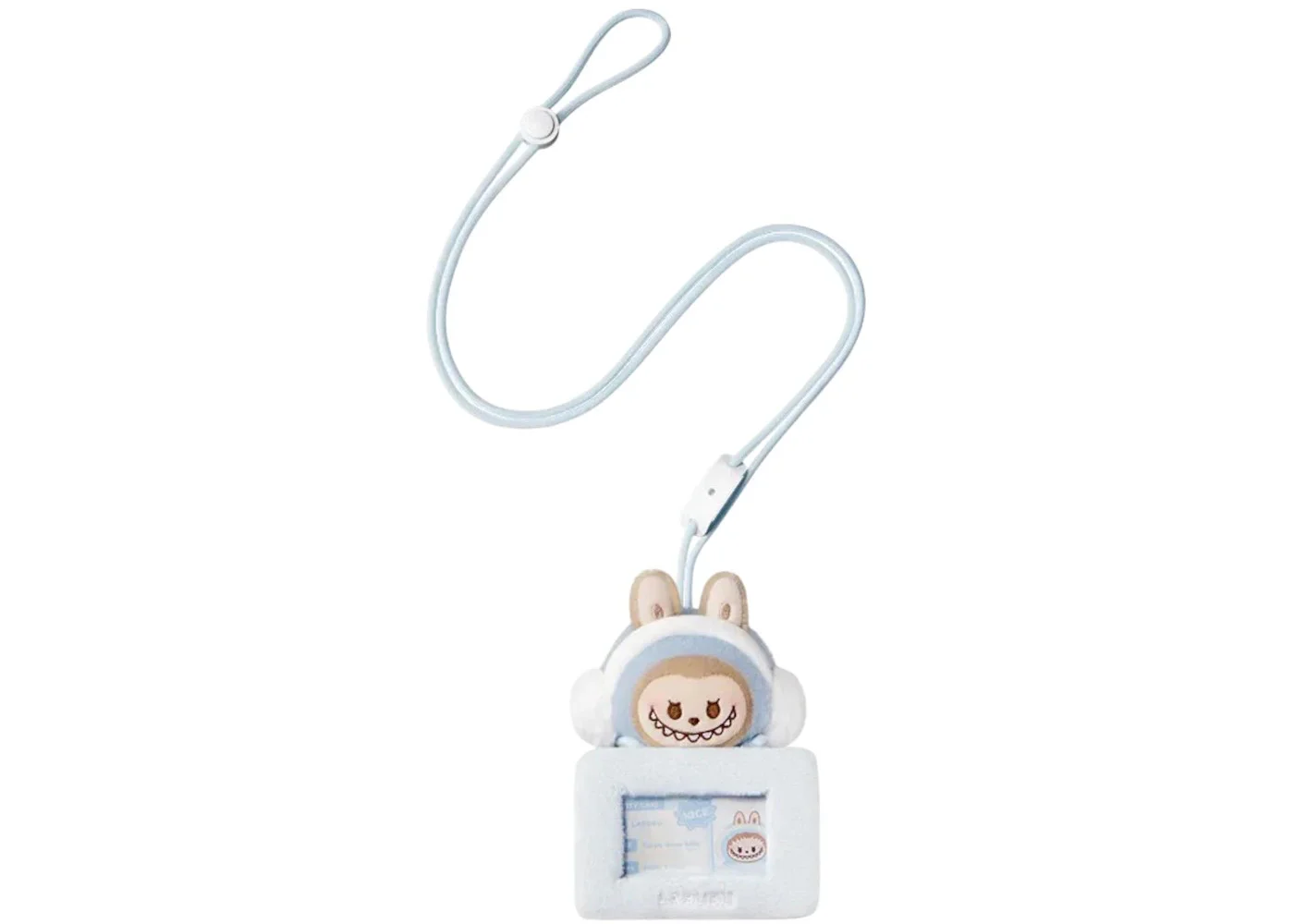 Pop Mart POP BEAN Fluffy & Cozy Series LABUBU Toasty Snow Baby Card Holder Pendant - 1