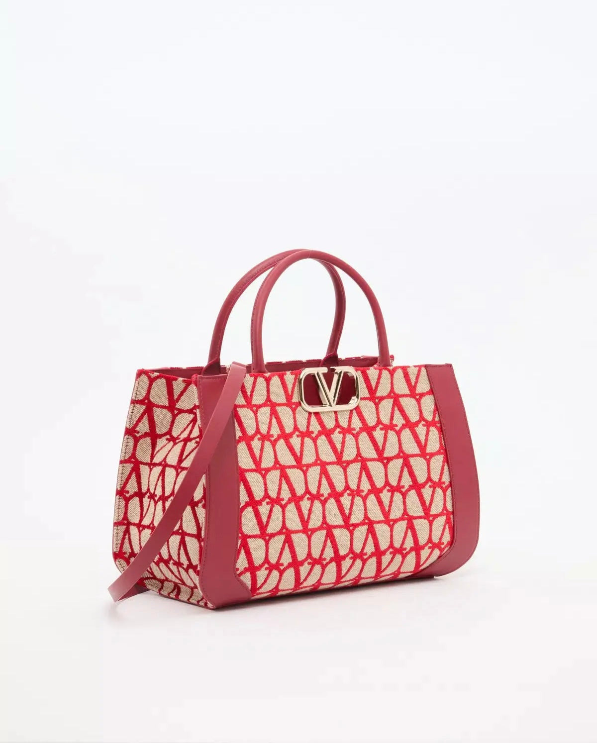 Valentino Medium Vlogo Signature Toile Iconographe Handbag - 2