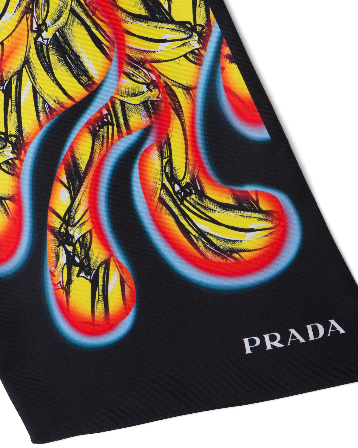 Double Match Bananas printed silk scarf - 2