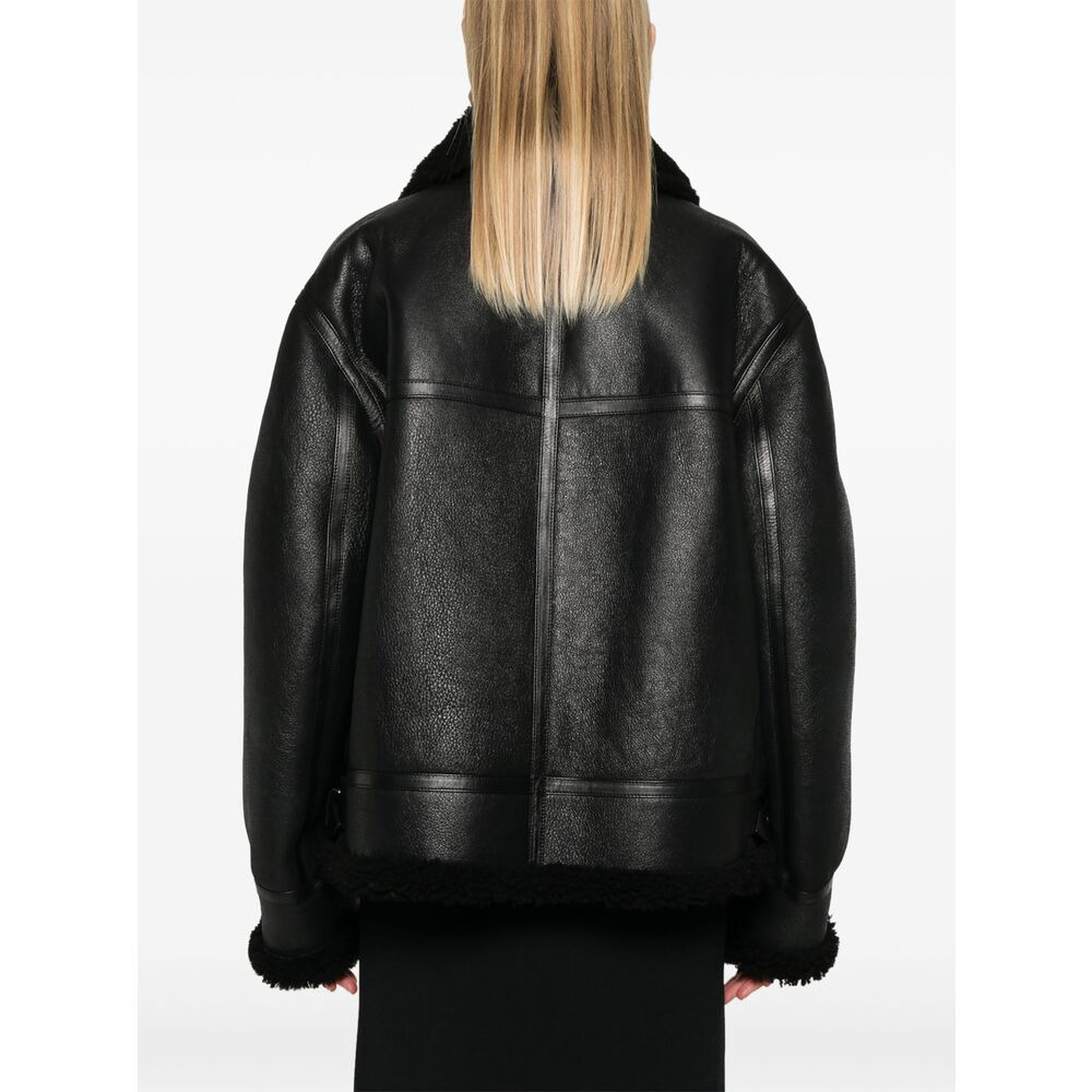 Saint Laurent Black Jackets - Leather Jackets Women - 2