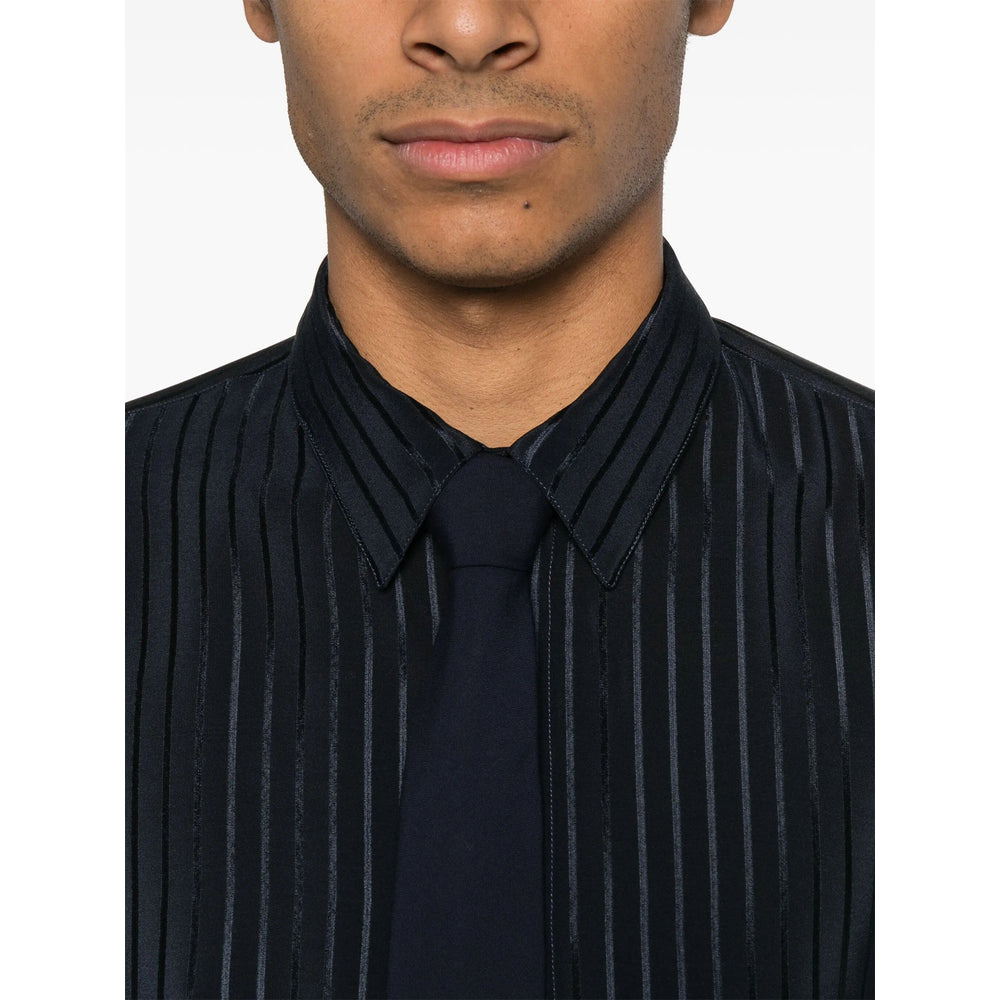 Saint Laurent Blue Shirts Men - 5