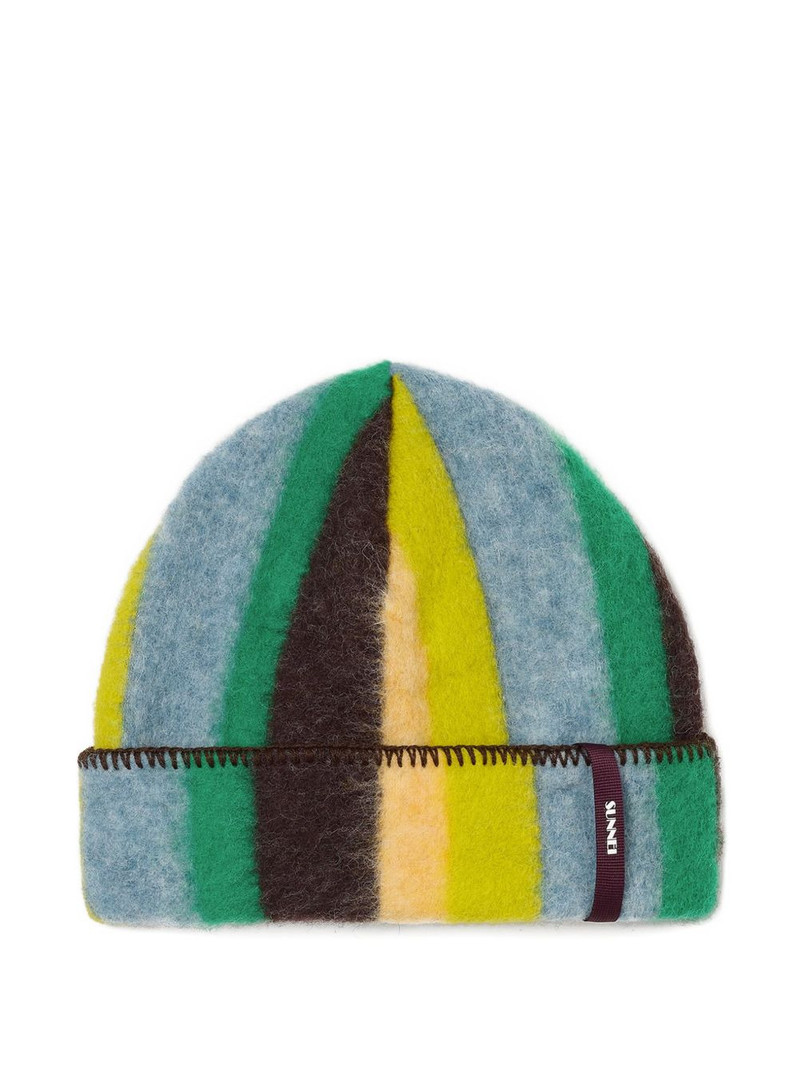 chunky striped beanie 1