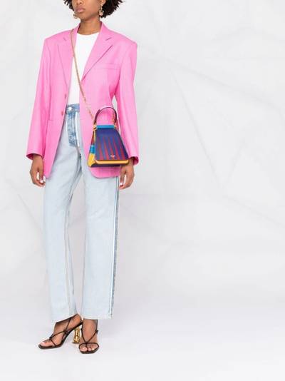 Moschino colour-block tote bag outlook