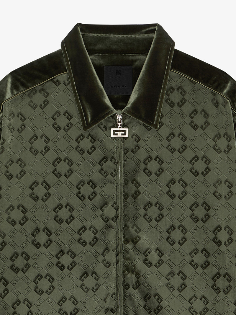 TRACKSUIT JACKET IN MONOGRAM 72 VELVET 2