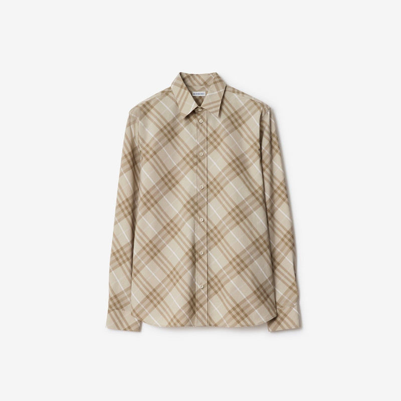 Relaxed Fit Check Cotton Shirt 1