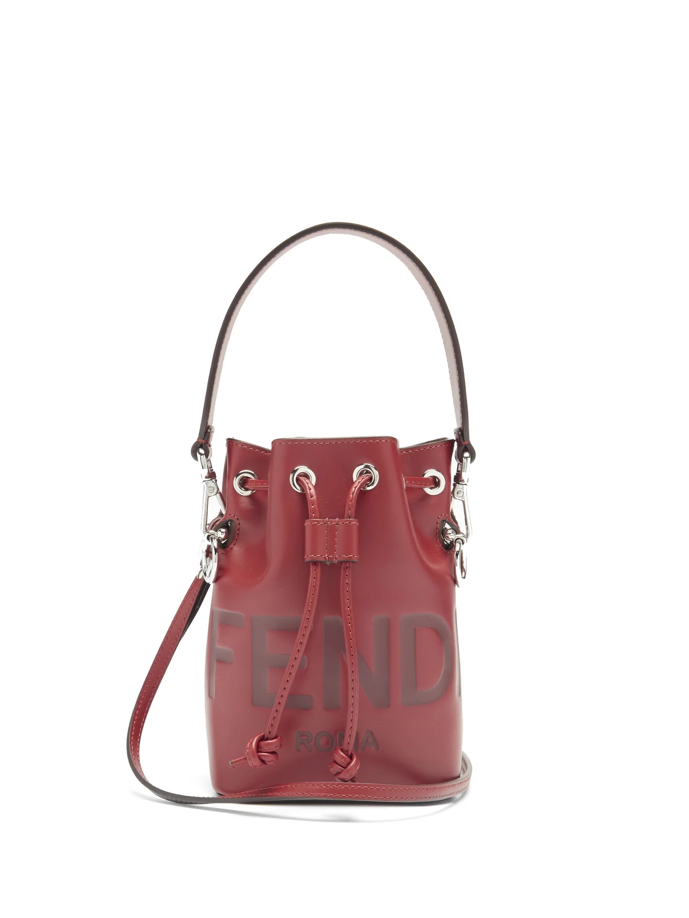 Mon Tresor mini leather bucket bag - 1